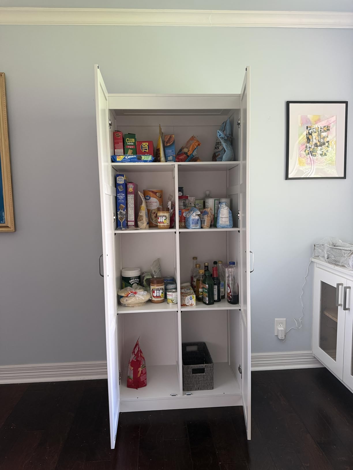 Sauder Select Storage Cabinet/ Pantry cabinets, White finish customer photo 2
