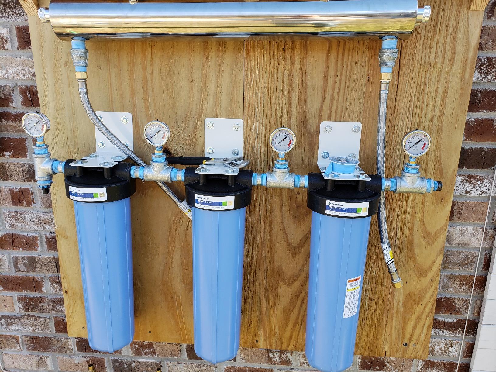Whole House UV Water Filter System 24 GPM - 110W Stainless Steel UV Light - 1