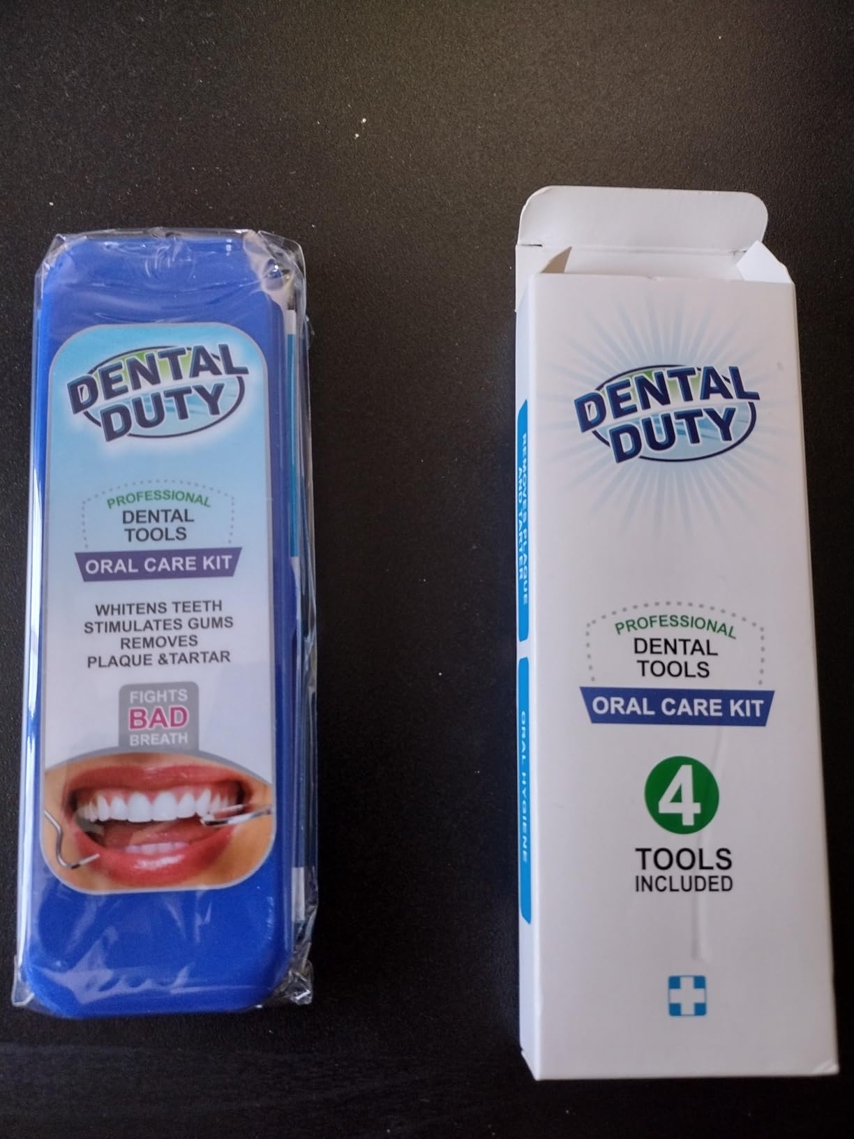 Dental Duty Dental Tools, Dental Pick for Teeth Cleaning Tools - Plaque Remover for Teeth with Teeth Cleaning Kit - Stainless Steel Dental Mirror for Teeth, Scraper and Scaler, (Aqua) customer photo 2