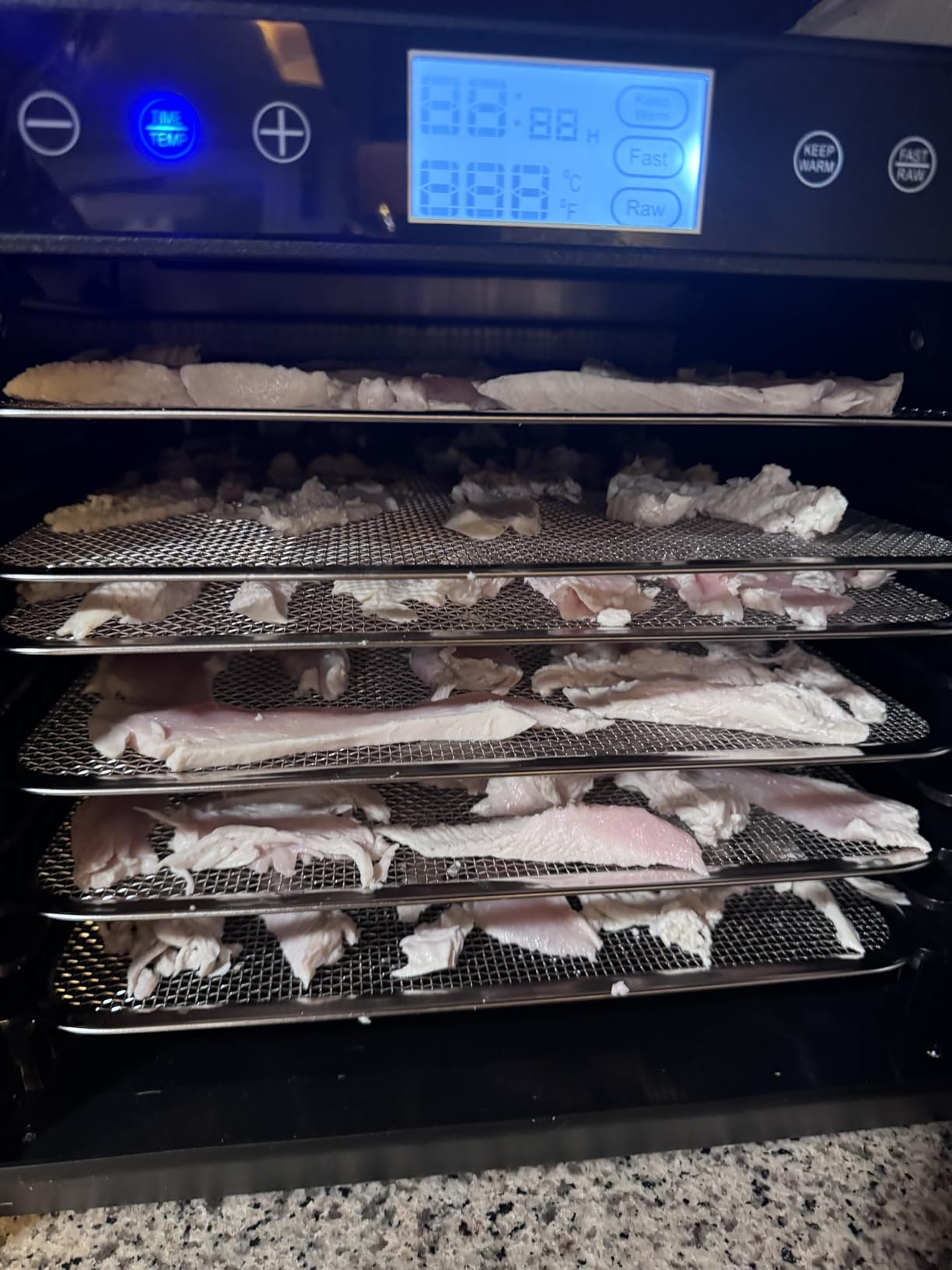 Magic Mill Premium Food Dehydrator Machine (15 Extra-Large Stainless Steel Trays) 800W Dryer for Beef Jerky, Fruits, Vegetables, Dog Treats, 48 Hour Digital Timer - 95°-167° Temperature Control customer photo 2