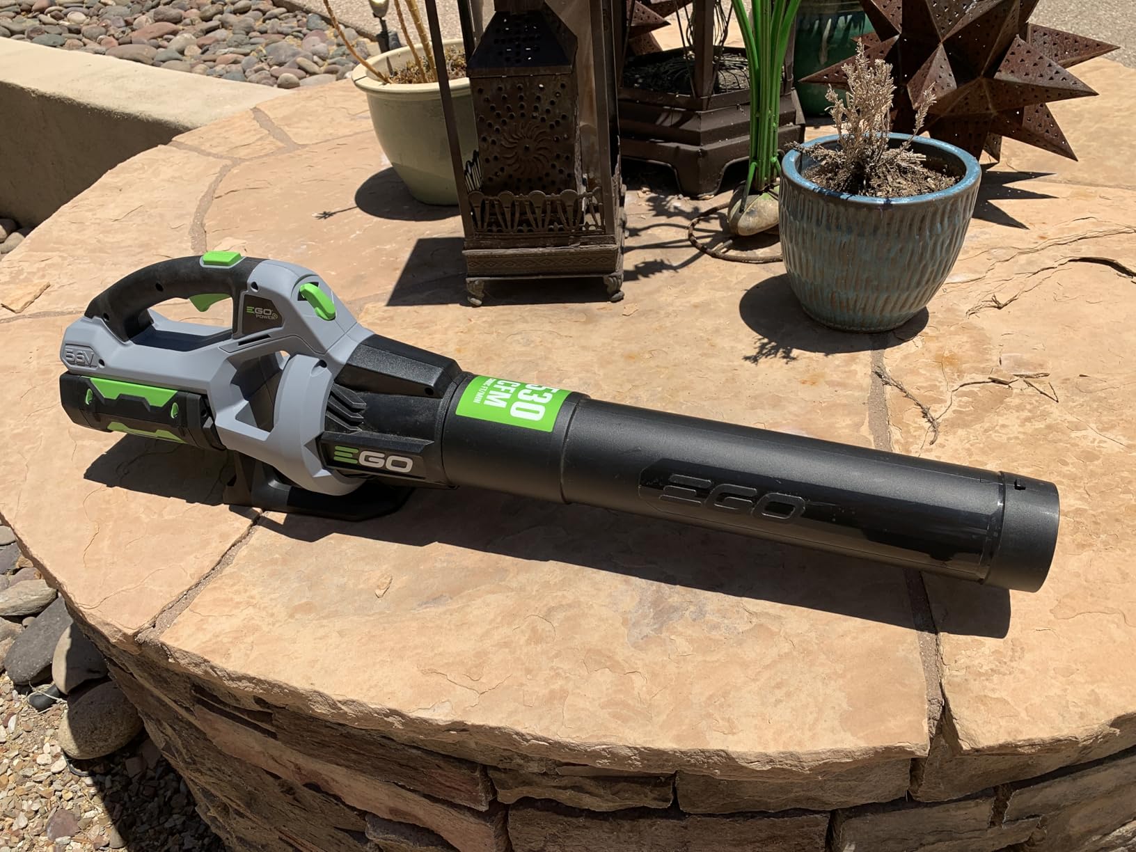 EGO Power+ Leaf Blower, Cordless Electric 530 CFM, Includes 56V 2.5Ah Battery and Charger - LB5302 customer photo 1