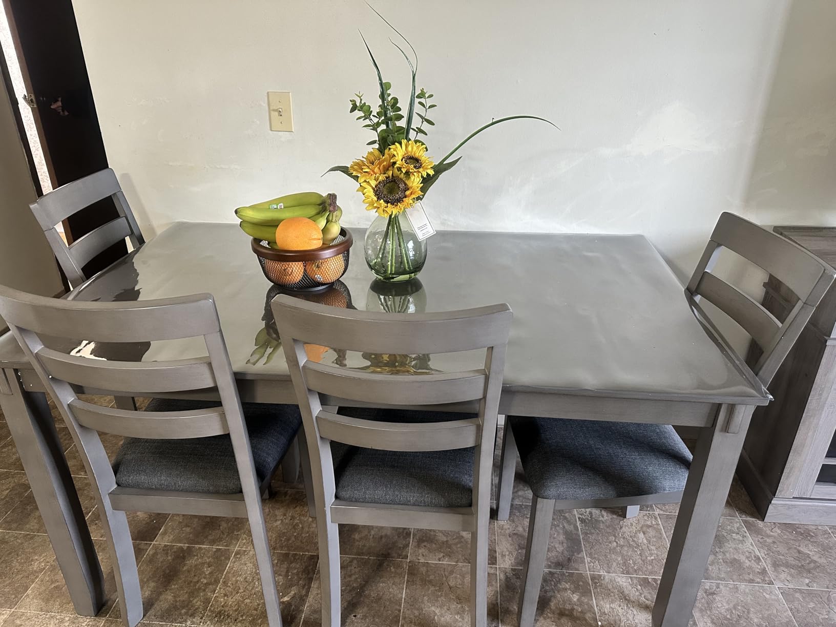 Signature Design by Ashley Bennox 6 Piece Dining Set with Upholstered Bench, Table & 4 Upholstered Chairs, Seats 6, Wood, Brown customer photo 1