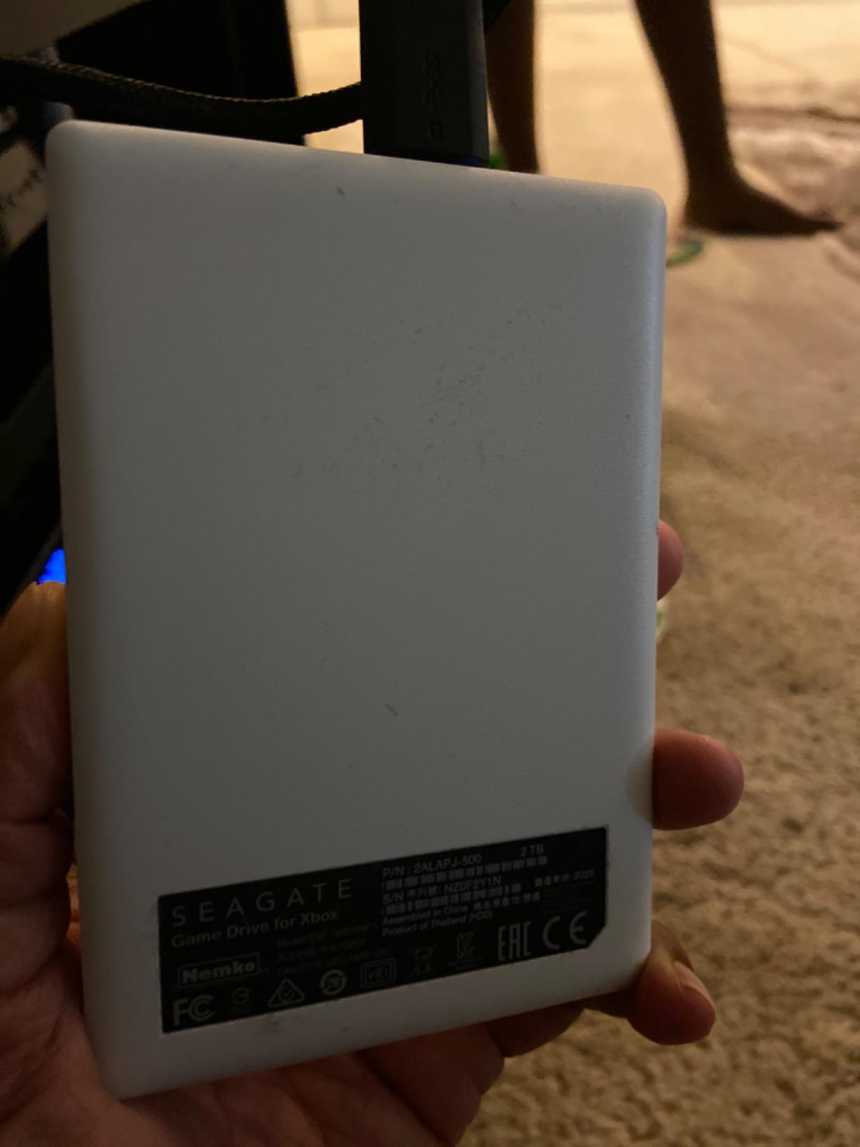 Game Drive for Xbox Game Pass Special Edition 2TB - White (STEA2000417), Portable customer photo 2