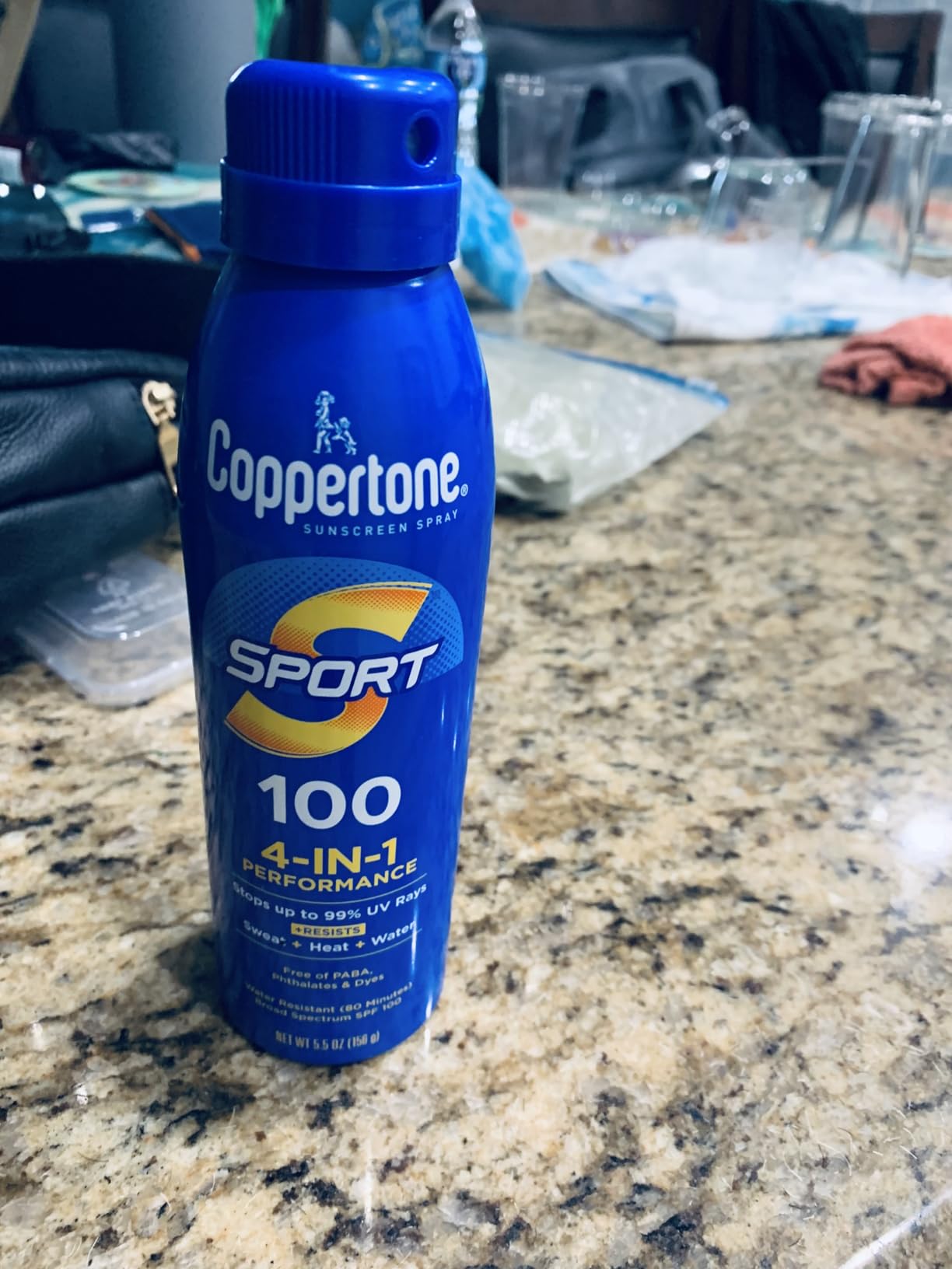 Coppertone Sport Sunscreen Spray SPF 50, Water Resistant Spray Sunscreen Pack, 5.5 Oz, Pack of 2 (Packaging May Vary) customer photo 1