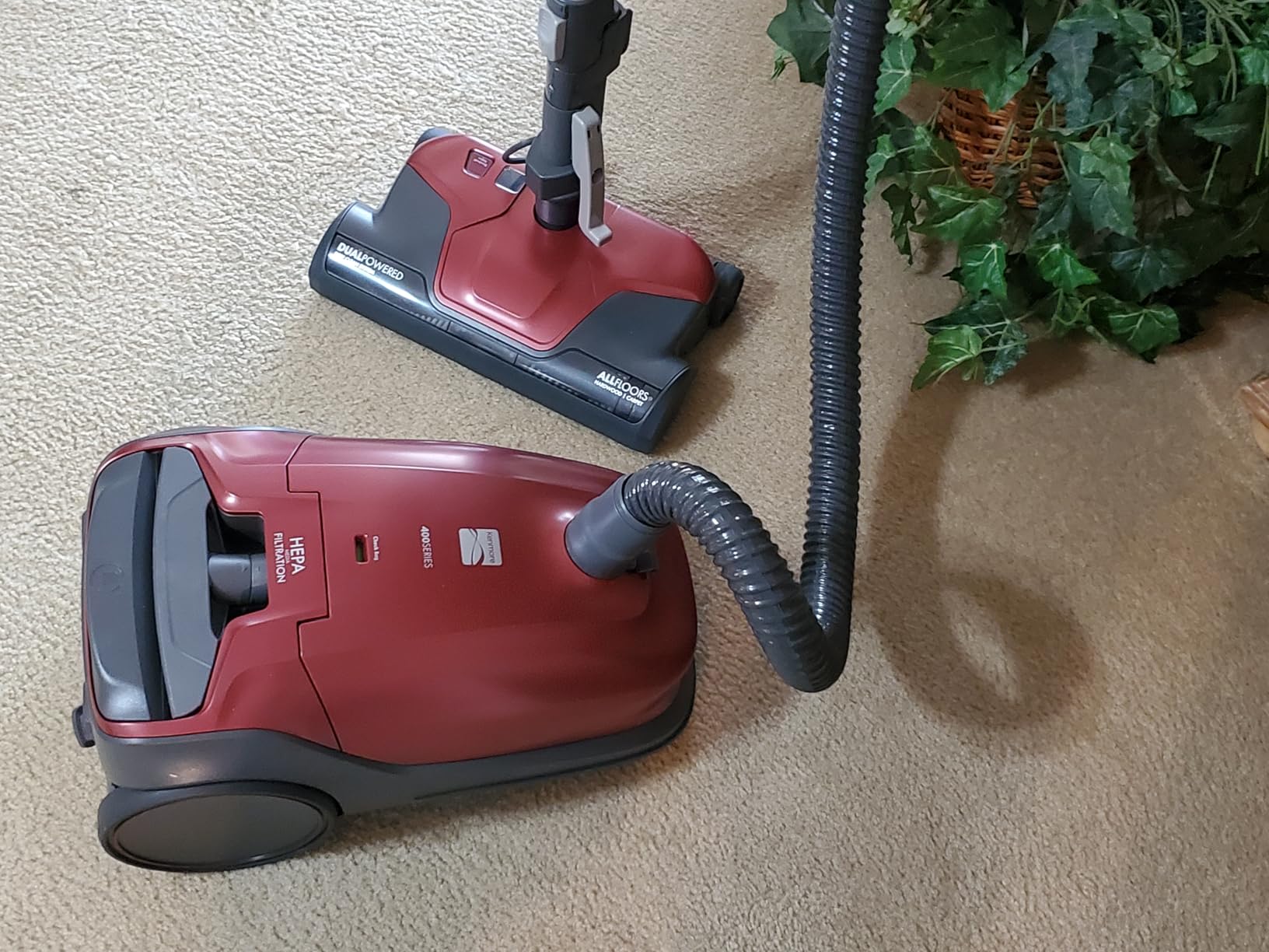 Kenmore 81414 Bagged Canister Vacuum Cleaning Tools, 400 Series + Telescoping Wand, Red customer photo 1