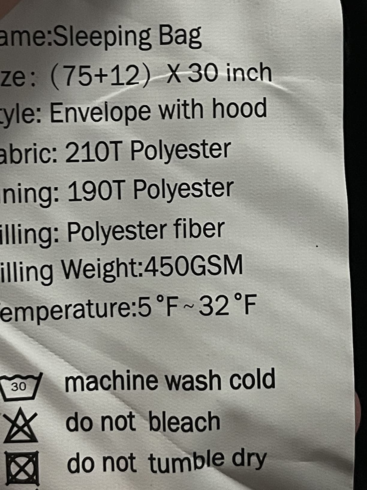 0 Degree Winter Sleeping Bags for Adults, Cold Weather Camping customer photo 2