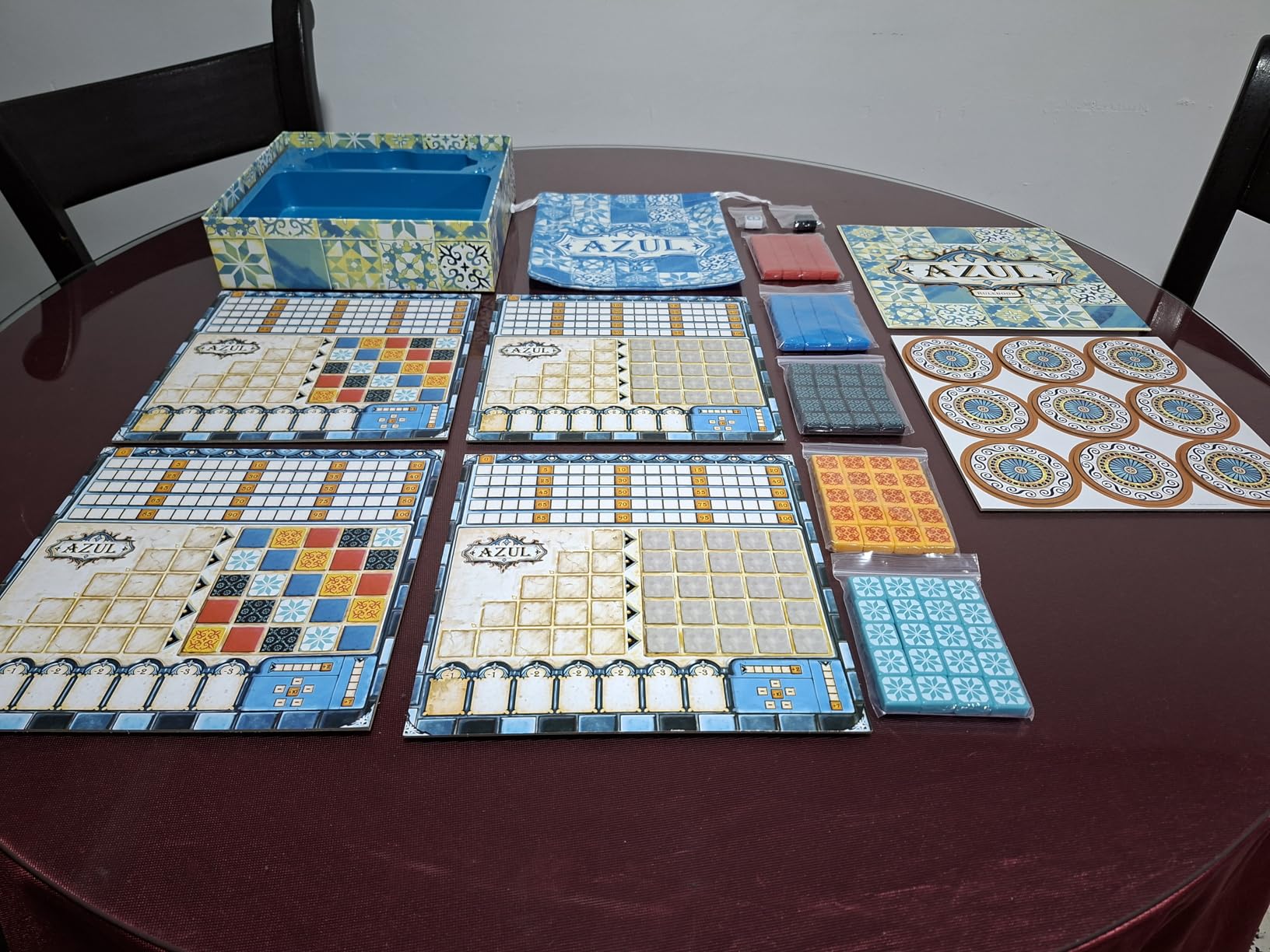 Azul Board Game - Award-Winning Tile-Placement Strategy with Beautiful Mosaic Art for Adults & Families, 2-4 Players Ages 8+ customer photo 2