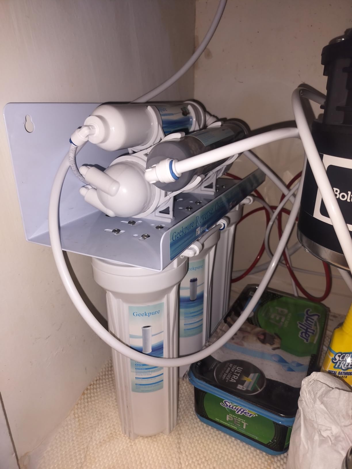 Geekpure 6-Stage Reverse Osmosis RO Drinking Water Filter System with Alkaline pH+ Filter-75 GPD customer photo 1