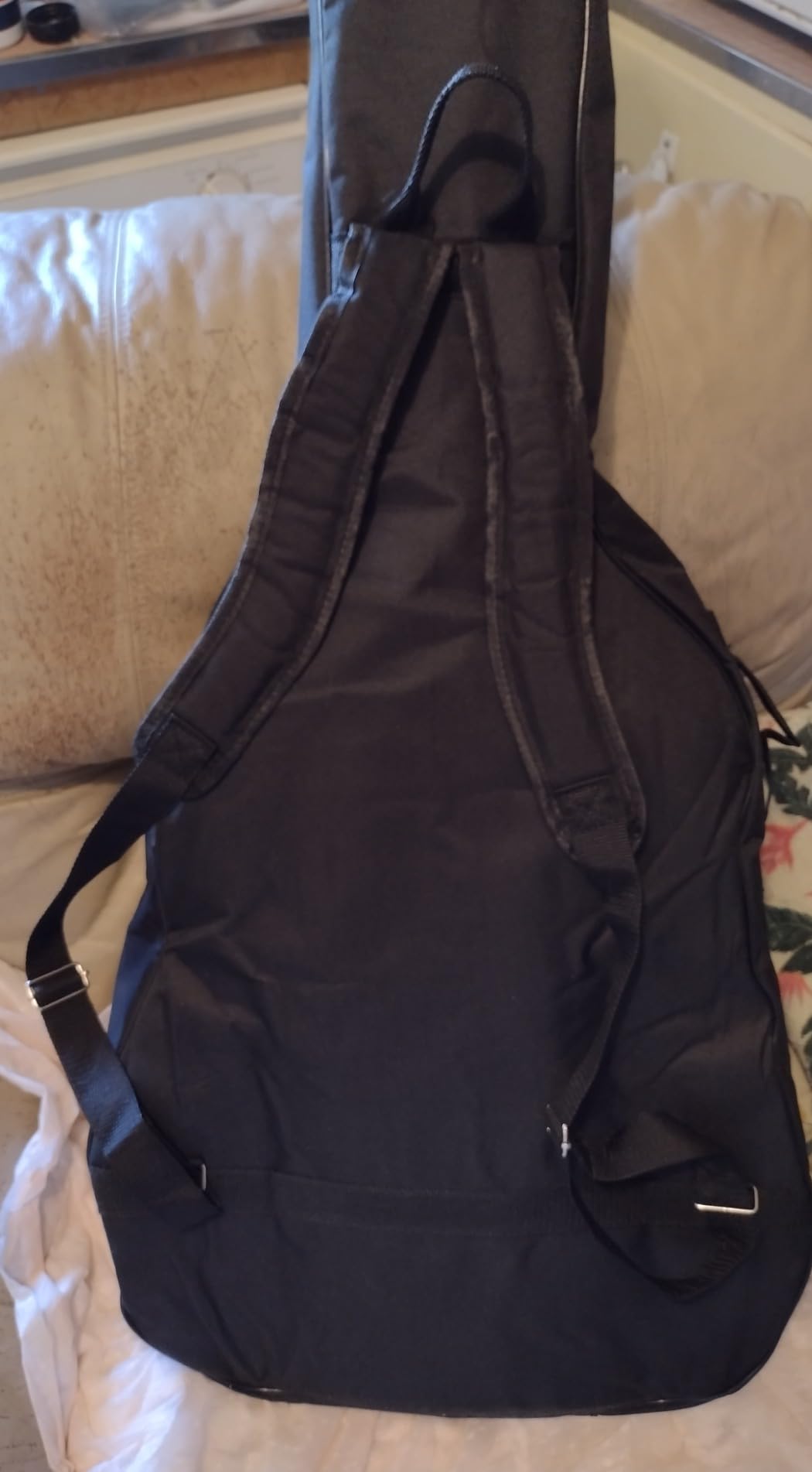 CAHAYA 41 In Acoustic Guitar Bag 0.35 In Thick Padding Water Resistent Dual Adjustable Shoulder Strap Guitar Case Gig Bag with Back Hanger Loop, Black CY0152 customer photo 2