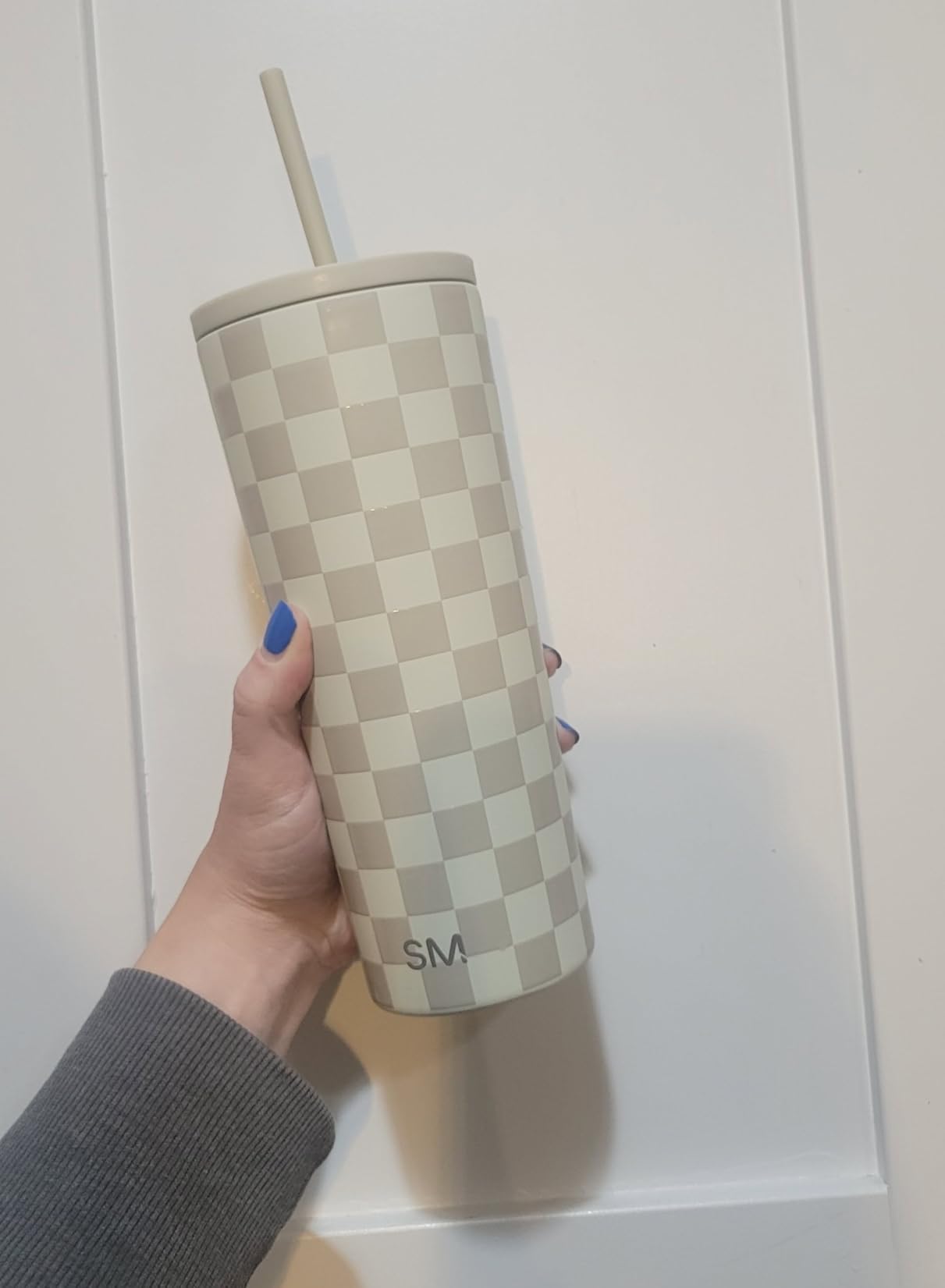 Simple Modern Classic Tumbler with Straw Lid | Insulated Iced Coffee Cup Reusable Stainless Steel Water Bottle Travel Mug | Gifts for Women Men Her Him | 24oz | Midnight Black customer photo 1