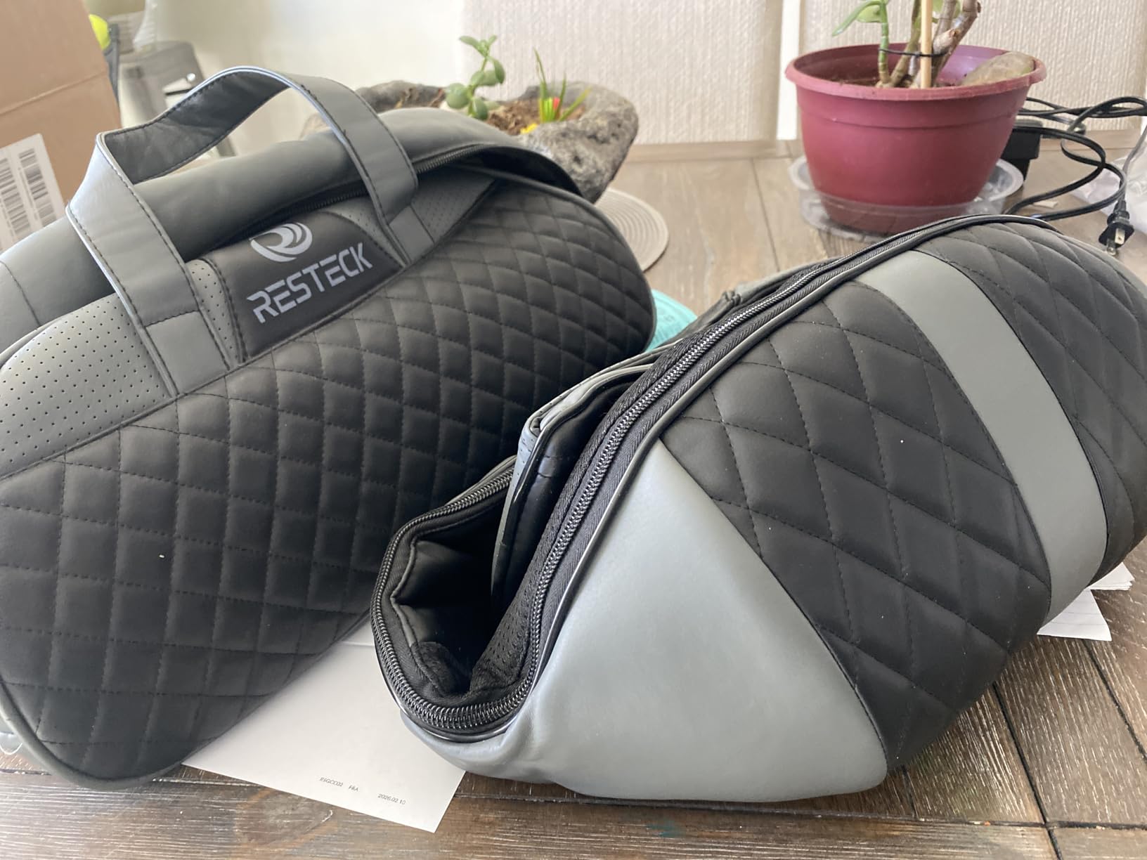 RESTECK Massagers for Neck and Back with Heat - Deep Tissue 3D Kneading Pillow, Electric Shiatsu Shoulder Massage, Foot, Legs, Body - Relieve Muscle Pain - Office, Home & Car customer photo 2