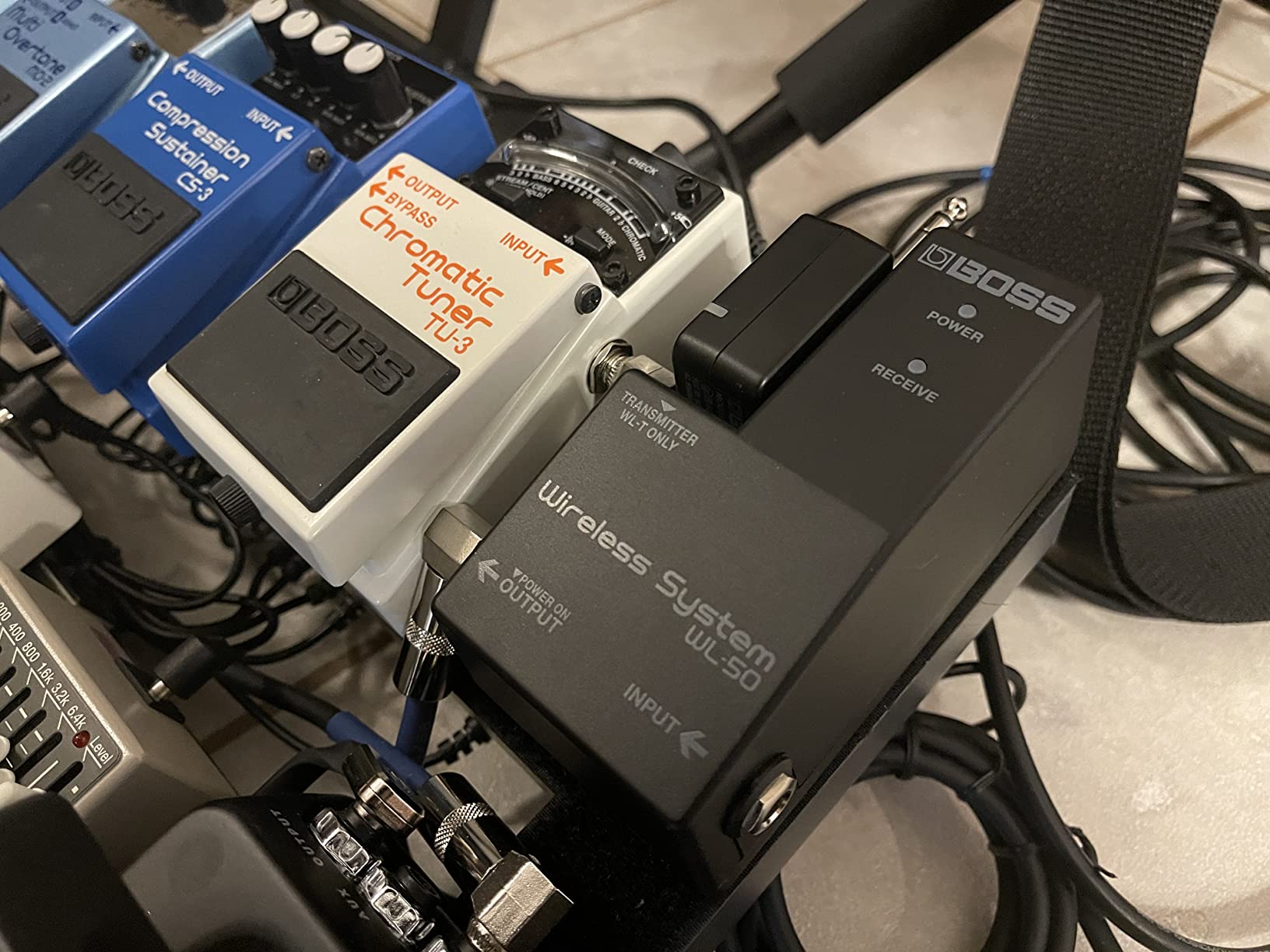 BOSS WL-50 | Pedal-Sized Wireless Instrument System | Plug-And-Play Wireless System for Any Pedalboard Setup | Dual Cable Tone Options | Up To 65ft Range customer photo 2
