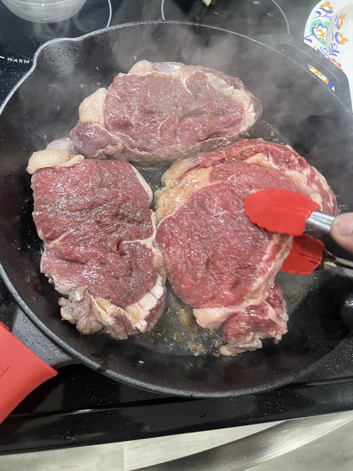 Cuisinel Cast Iron Skillet with Lid - 12