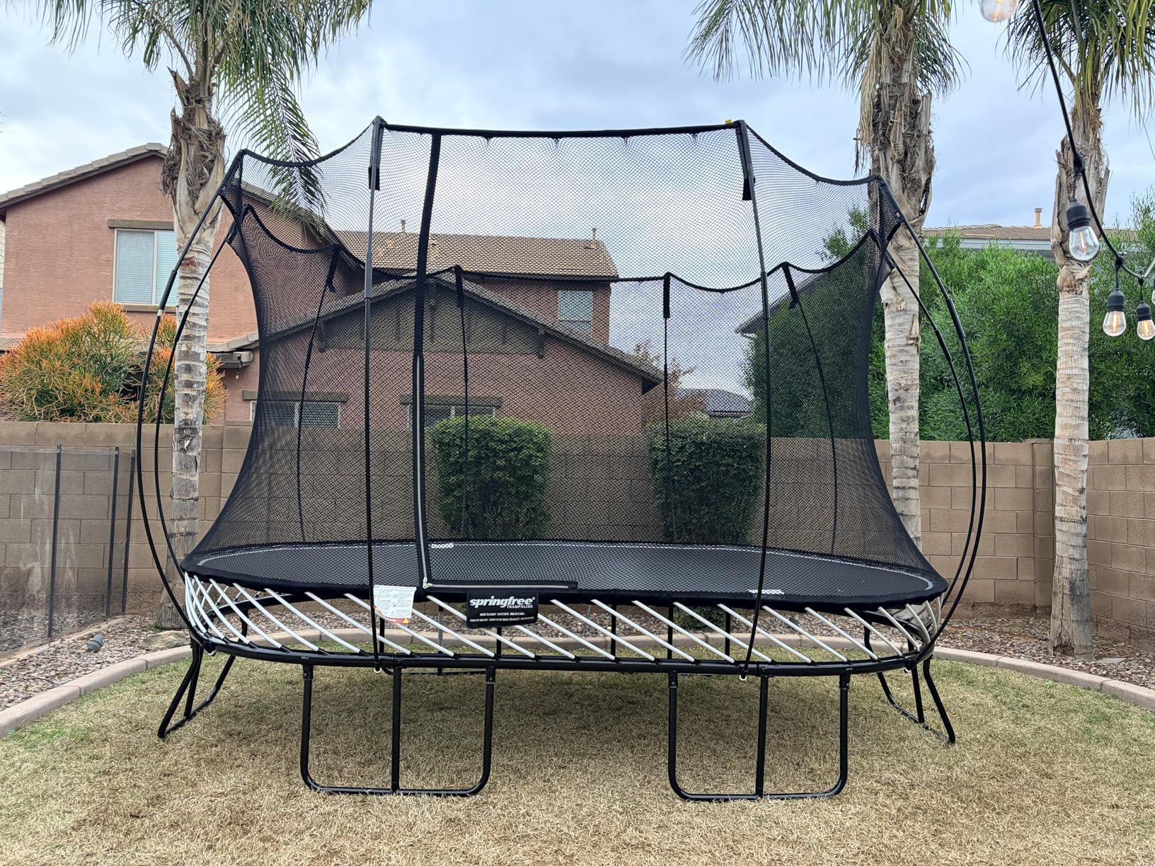 Springfree Trampoline - Springless Backyard Oval Trampoline with Enclosure for Kids - Multiple Sizes & Optional Add-On Attachments & Accessories customer photo 2