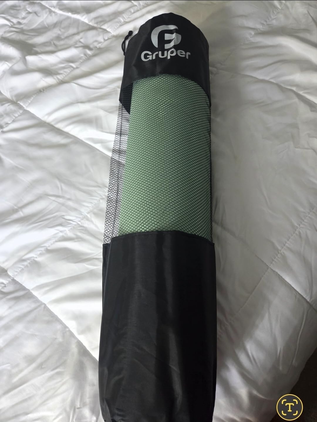 Gruper Yoga Mat Non Slip, Eco Friendly Fitness Exercise Mat with Carrying Strap customer photo 2