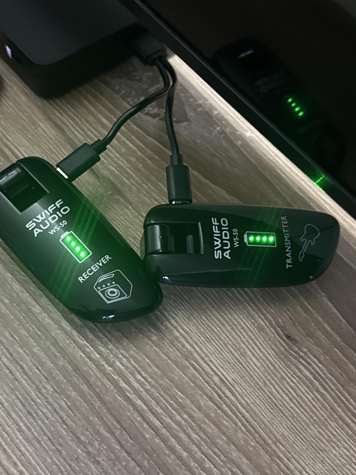 SWIFF Wireless Guitar System Rechargeable Wireless Guitar Transmitter Receiver Support Multi Channels and Long Battery Life for Electric Musical Instruments customer photo 2