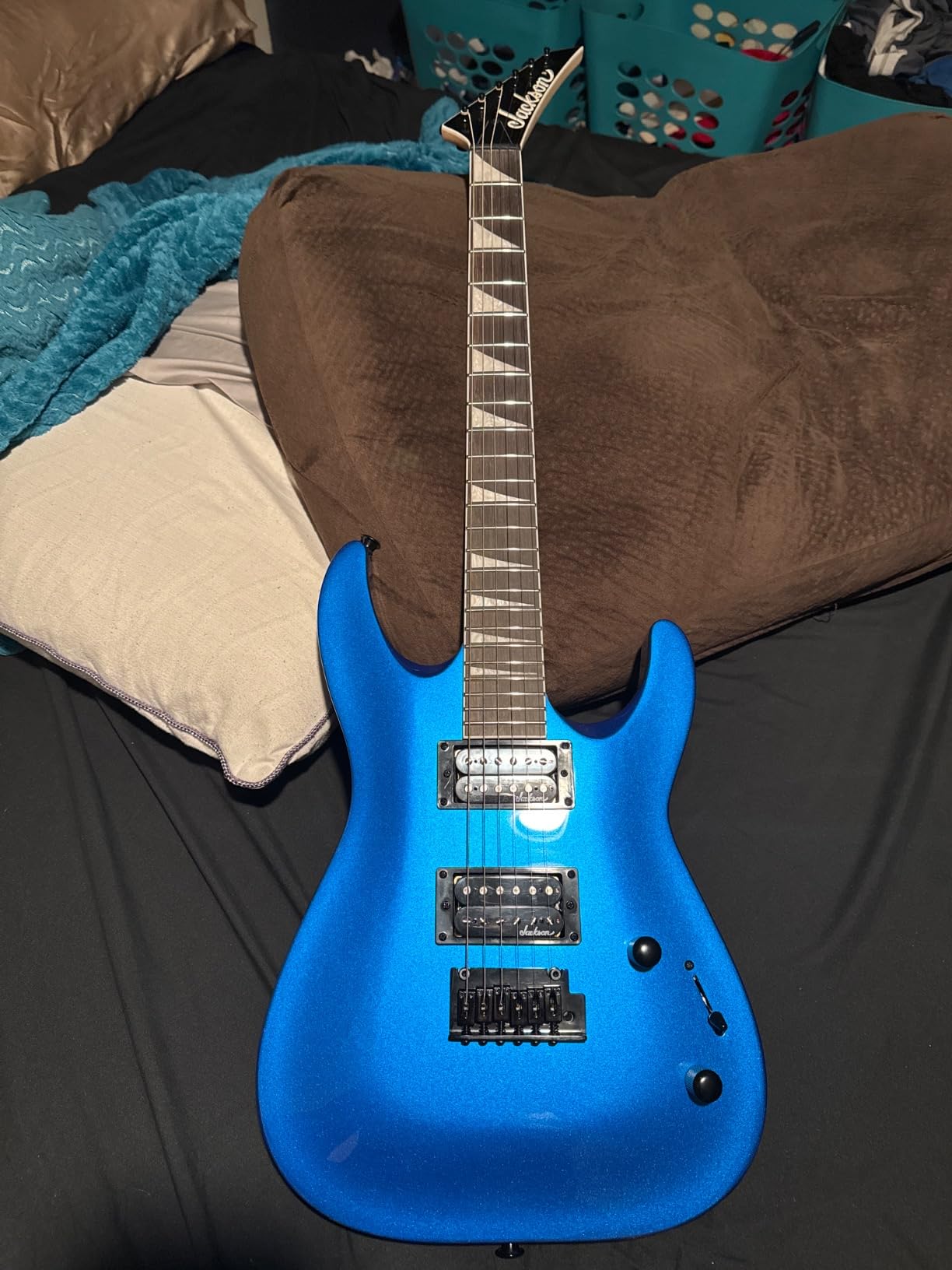Jackson JS Series Dinky Arch Top JS22 DKAM - Metallic Blue customer photo 1
