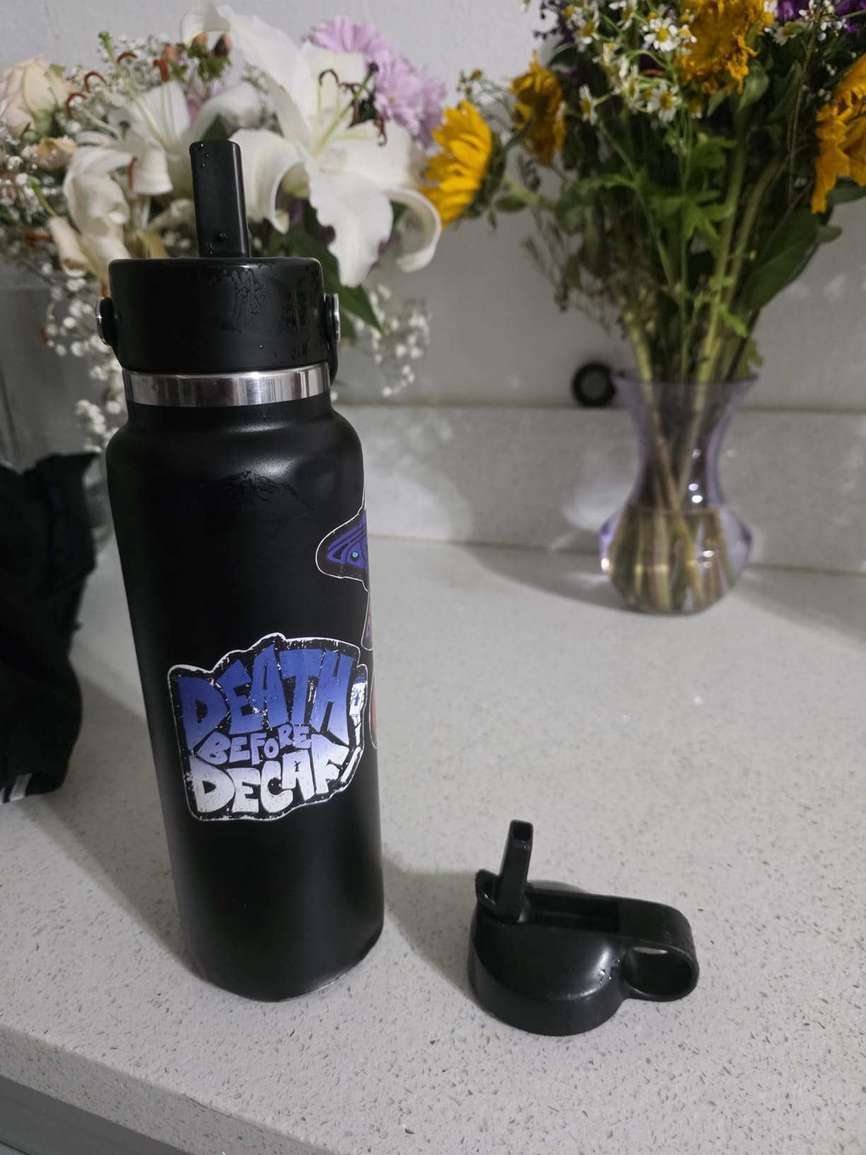 Hydro Flask Wide Mouth Lids - Accessory for Wide Mouth Water Bottle (Flex Straw Lid) customer photo 2