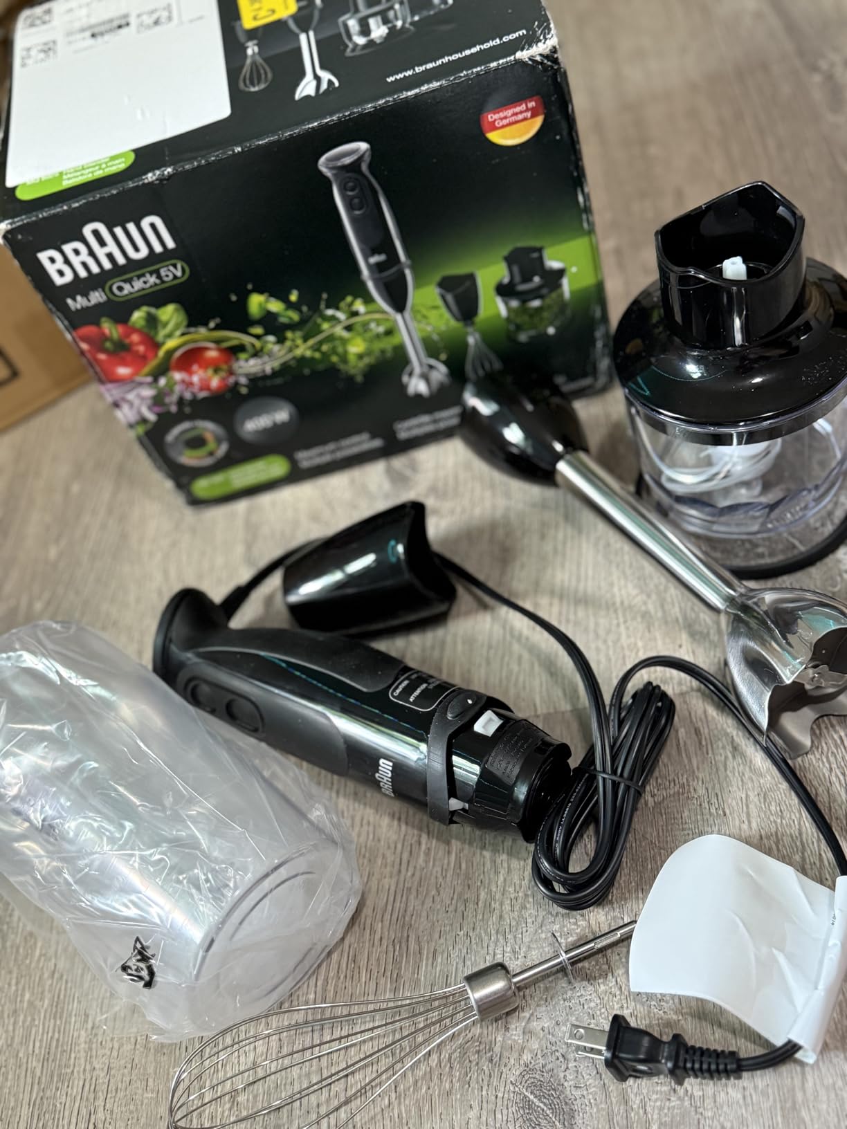 MQ5025 Hand Blender Multiquick Vario, MQ5025, Black customer photo 1