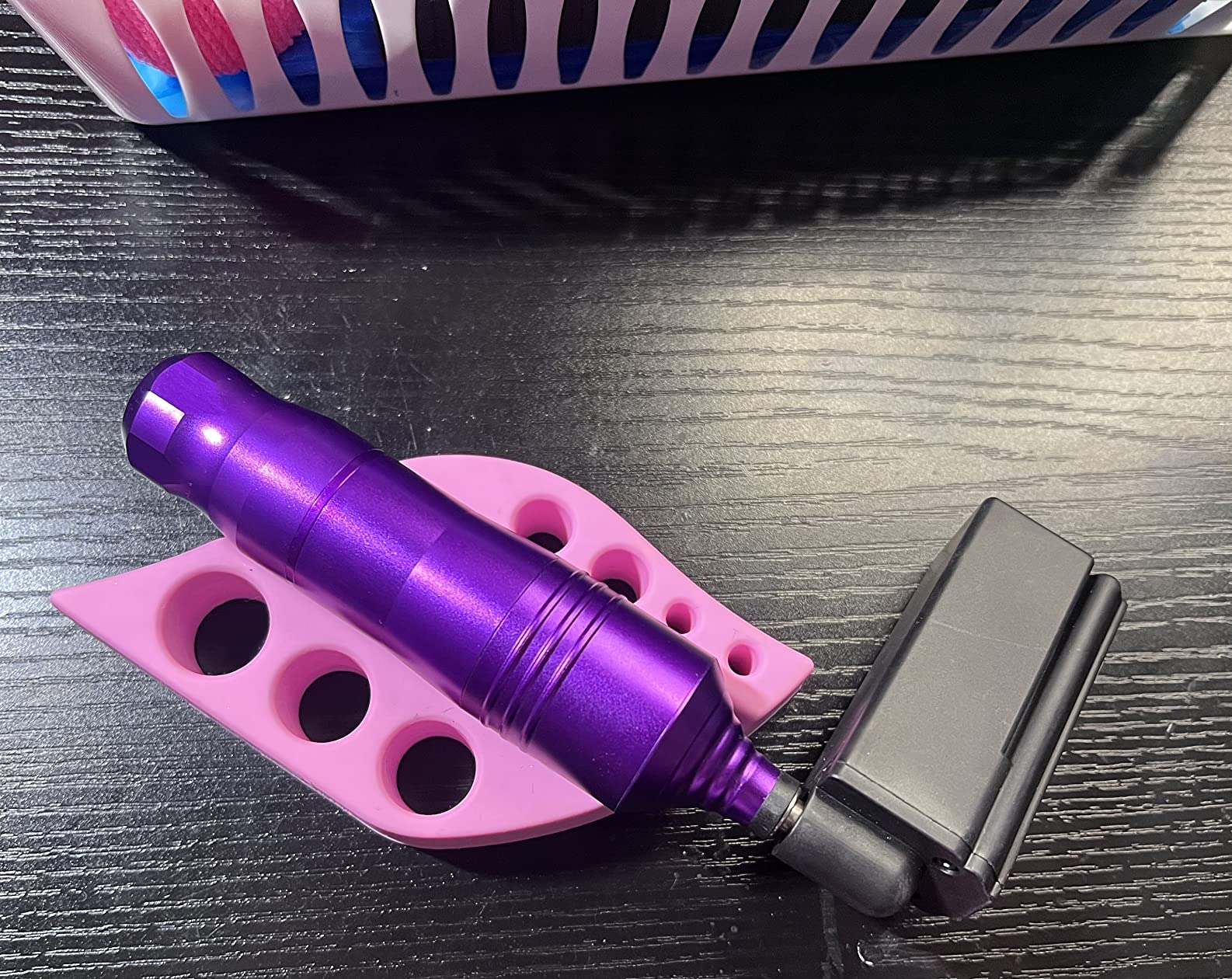 Hawink Wireless Mini Tattoo Battery Dedicated 3.7V Lithium Battery 1600mAh, 3 Hours Continuous Power Supply P199-DC customer photo 1