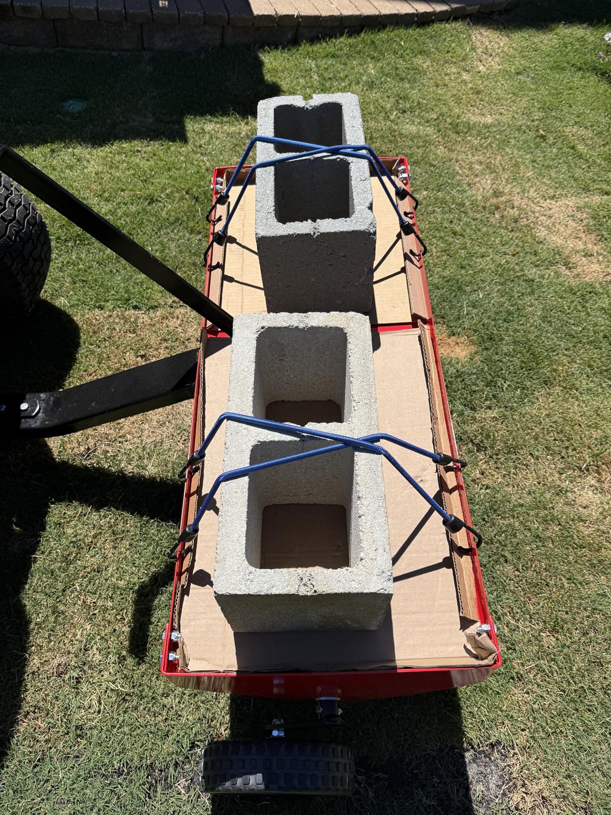 Craftsman 40 Inch Tow Behind Lawn Plug Aerator with 24 Galvanized Steel Coring Points and 140 lb Weight Tray customer photo 1