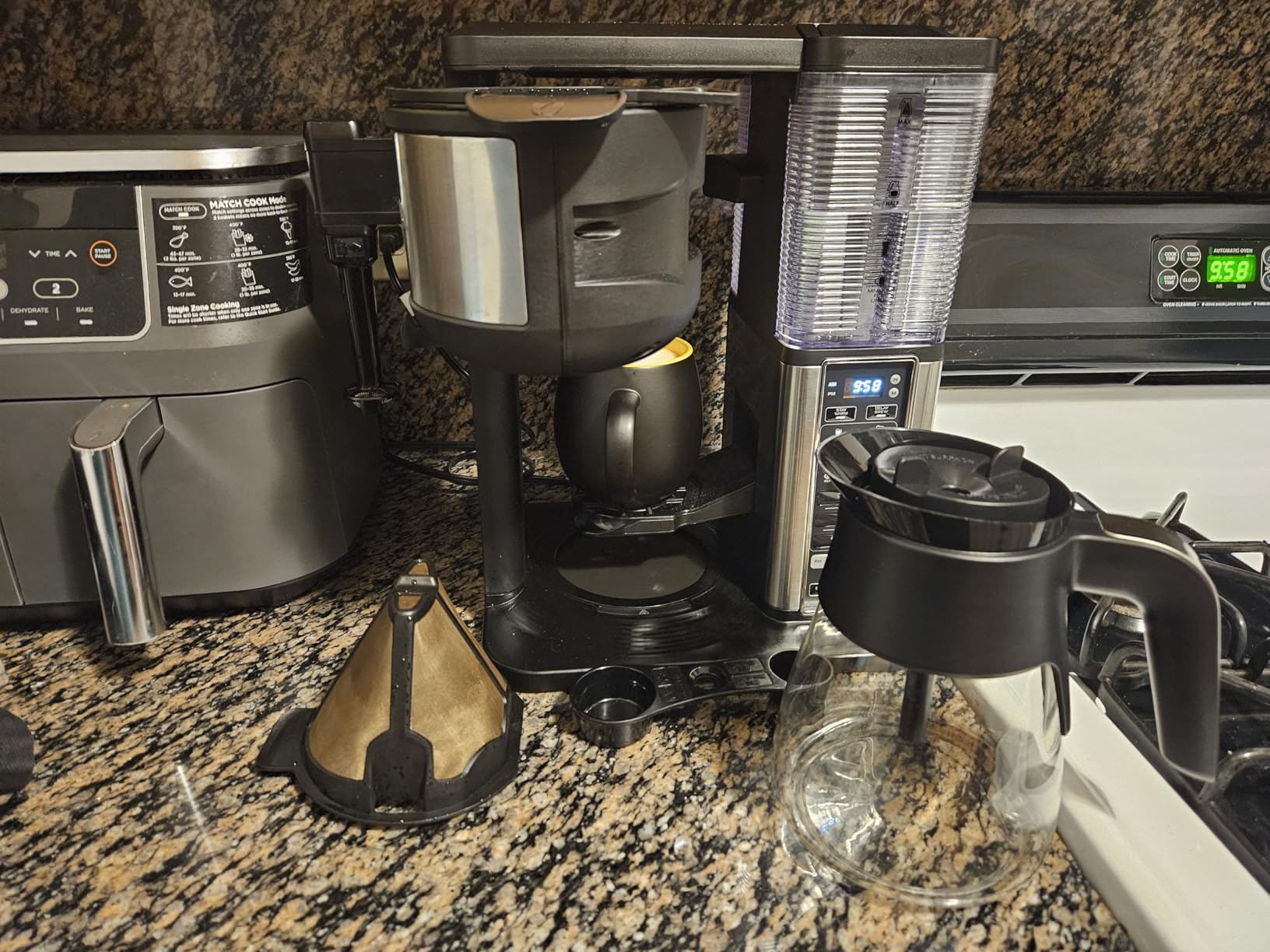 Ninja Specialty Coffee Maker | Includes 10-Cup Carafe, Fold-Away Frother, Permanent Filter & Removable, Dishwasher Safe Reservoir | 6 Brew Styles | Black | CM401 customer photo 2