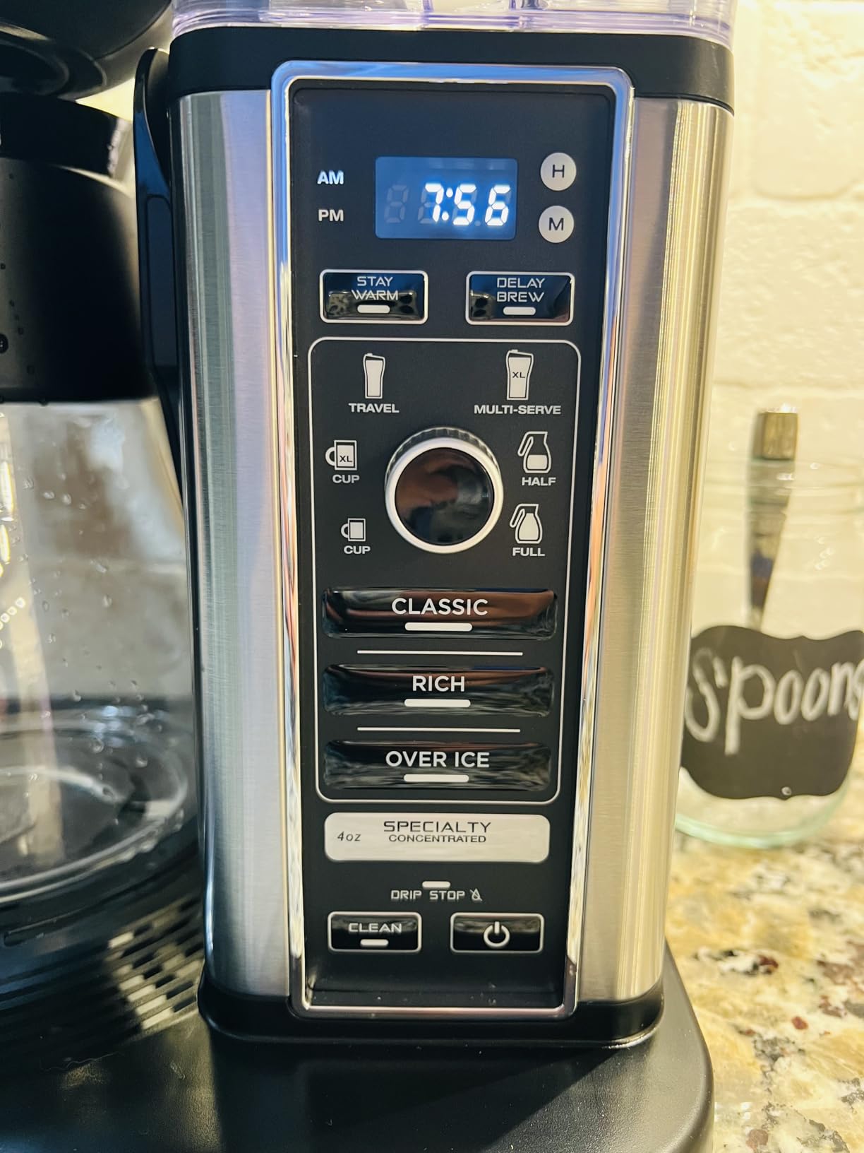 Ninja Specialty Coffee Maker | Includes 10-Cup Carafe, Fold-Away Frother, Permanent Filter & Removable, Dishwasher Safe Reservoir | 6 Brew Styles, 8 Cup to Travel Mug to Pot Sizes | Black | CM401 customer photo 2