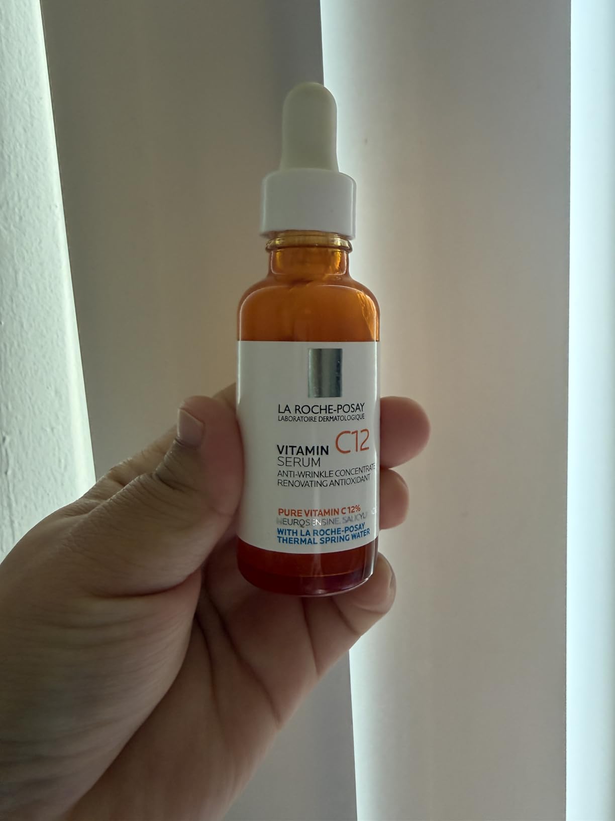 La Roche-Posay Pure 12% Vitamin C Serum For Face With Hyaluronic Acid & Salicylic Acid, Hydrating Face Serum, Boost Radiance & Reduce Wrinkles, 2 Formulas for Normal or Oily Skin Control customer photo 1