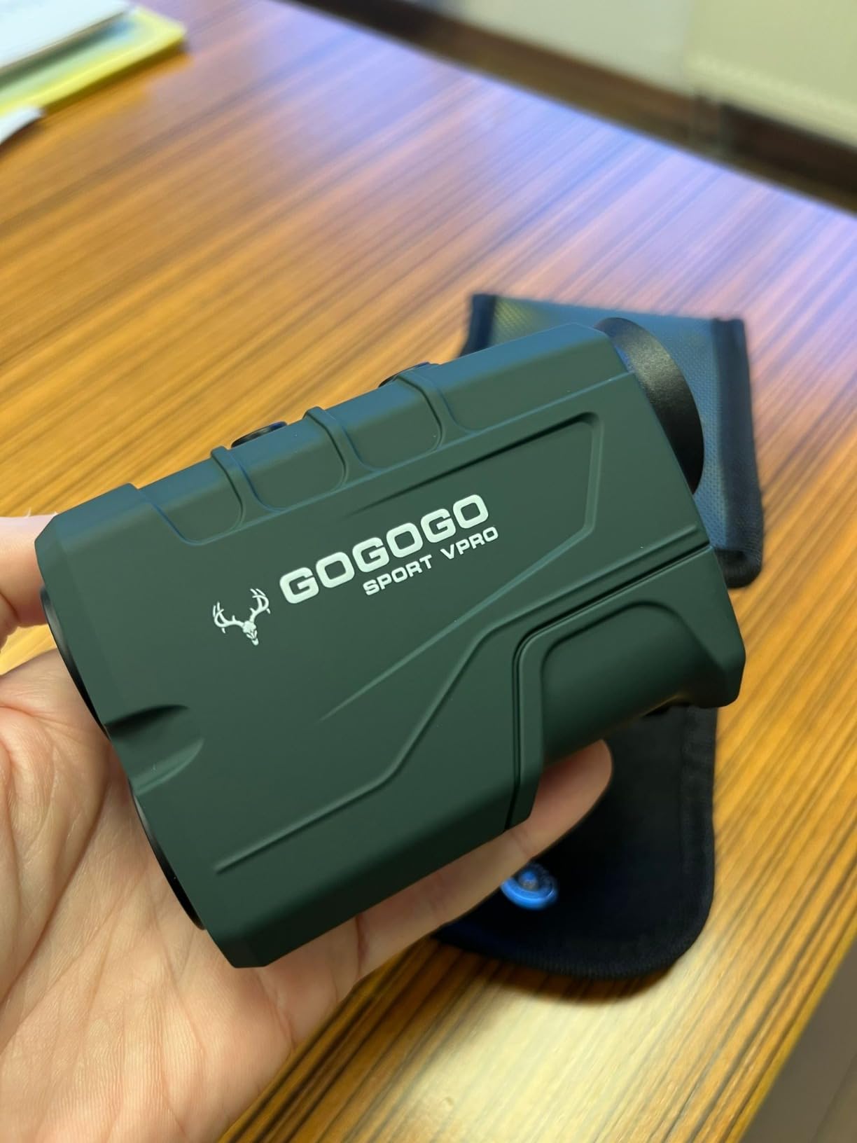 Gogogo Sport Vpro Green Hunting Rangefinder -1200 Yards Laser Range Finder for Hunting and Golf with Speed, Slope, Scan and Normal Measurements, Rechargeable customer photo 2