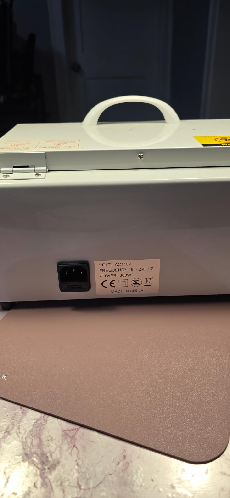 High Temperature Sterilizer Autoclave Machine 110V 300W Nail Tool Sterilizer Dry Heat Sterilizer Dental Tool Sterilizer esterilizador de manicura 1.5L Salon Equipment for Metal Tools with Handle customer photo 1