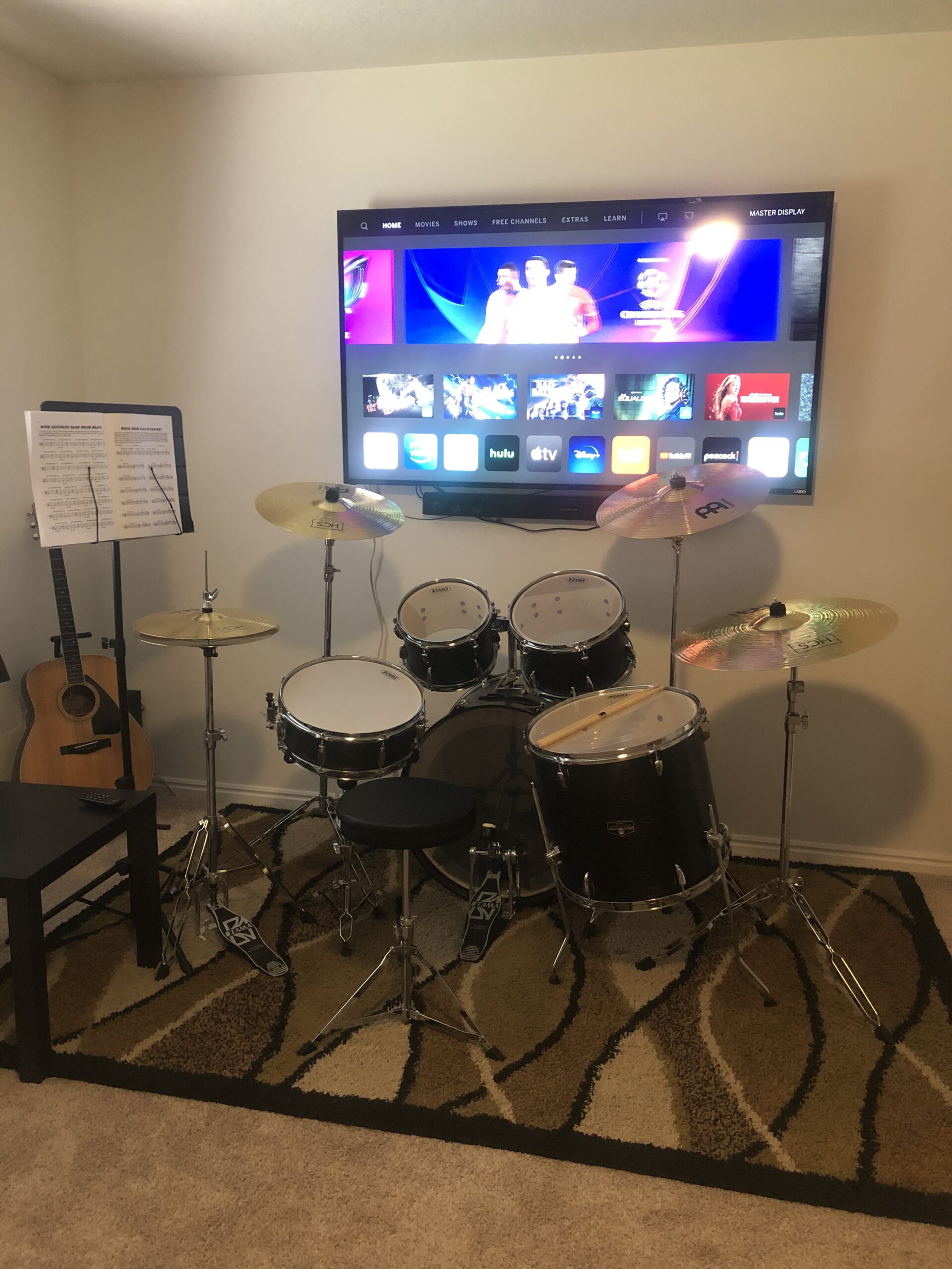 Tama Imperialstar Complete Drum Set - 5-Piece - 22 Inches Kick - Black Oak Wrap customer photo 1