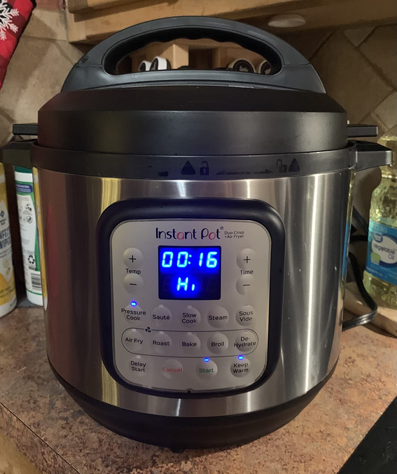 Instant Pot Duo Crisp 11-in-1 Air Fryer and Electric Pressure Cooker Combo, 8 Quart customer photo 1