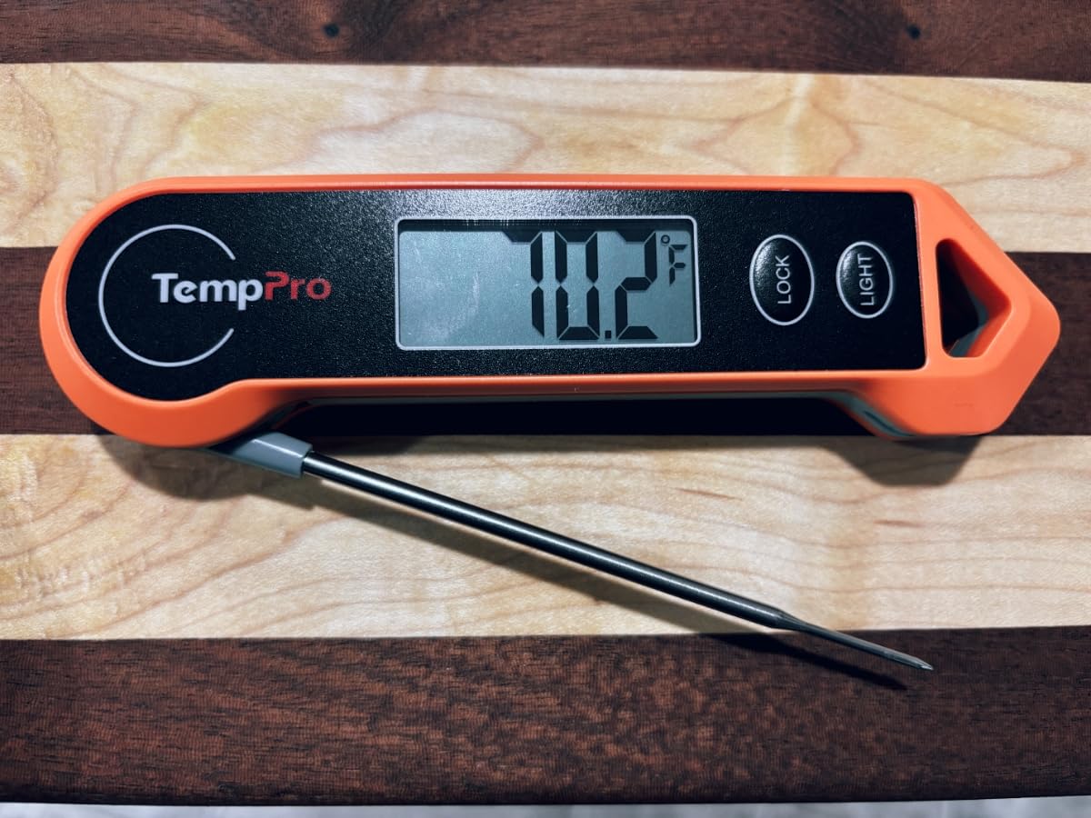 TempPro TP19H Digital Meat Thermometer for Cooking, 1 Sec Instant Read Food Thermometer with Motion-Sensing Wake for BBQ Grill Oil Fry Candy for Fathers Day Gift for Dad Men (Previously ThermoPro) customer photo 1