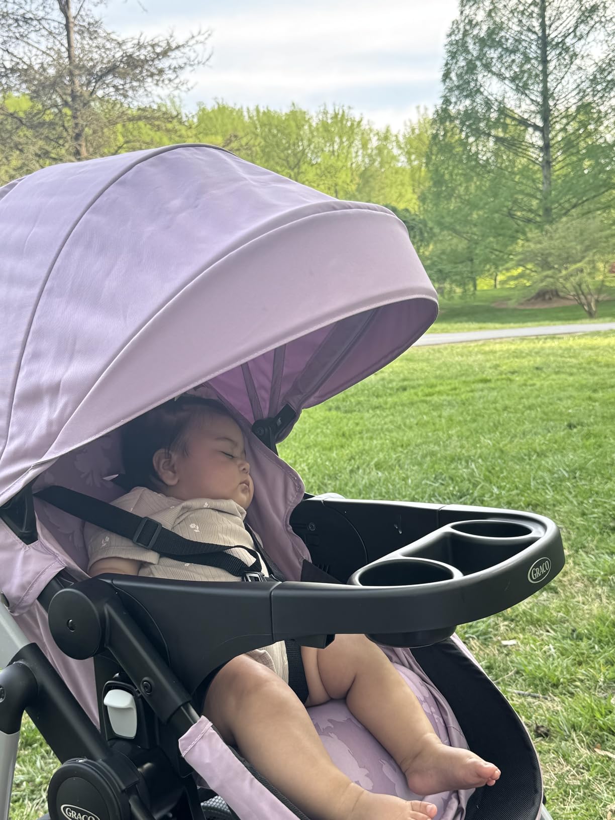 Graco Modes Pramette Travel System, Car Seat and Stroller Combo, Includes SnugRide LX Infant Car Seat and Baby Stroller, 3 Modes, Ellington customer photo 1