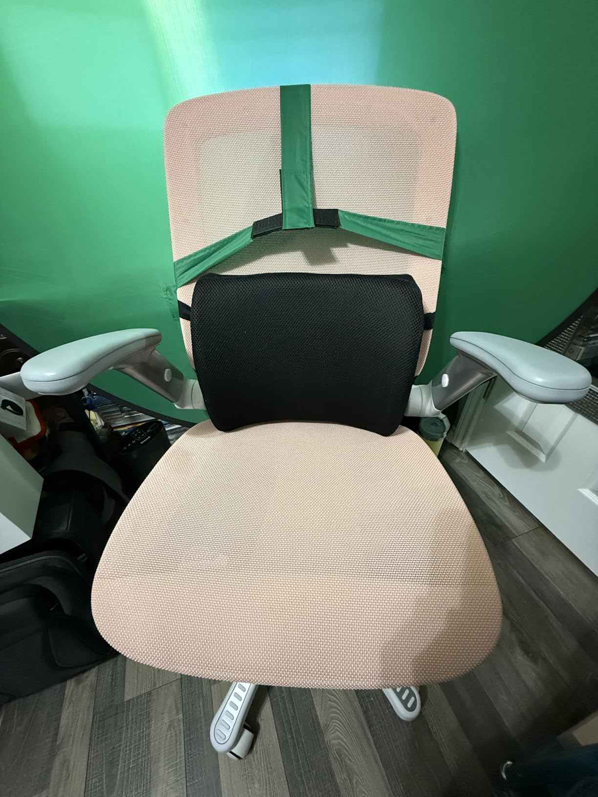 GABRYLLY Ergonomic Office Chair, High Back Home Desk Chair with Headrest, Flip-Up Arms, 90-120 Degree Tilt Lock and Wide Cushion, Big and Tall Mesh Chairs, Black Task Chair customer photo 1