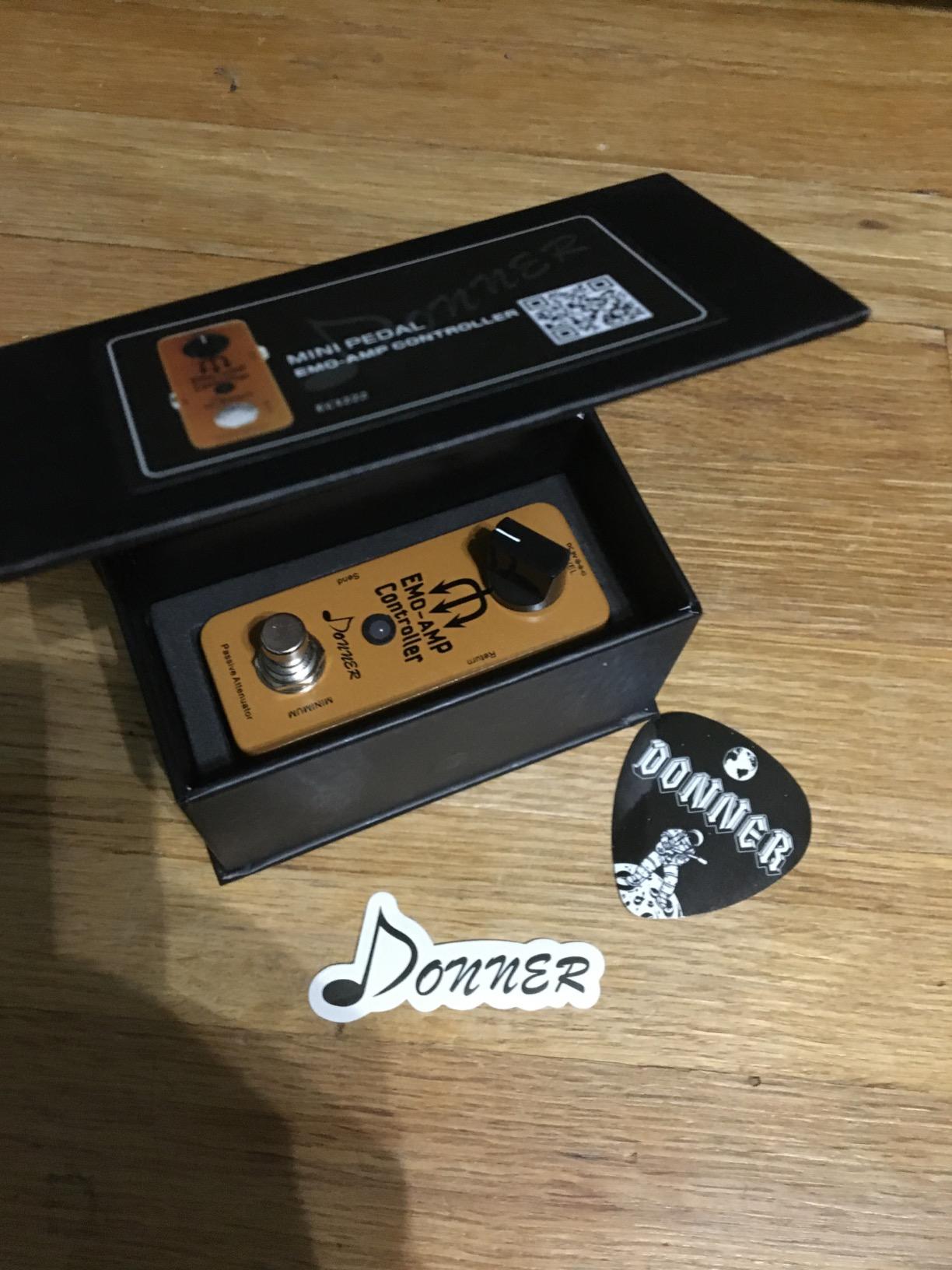 Donner Amp Attenuator Pedal EMO AMP Box Controller Signal Converter Guitar Effect Pedal with Mute Footswitch customer photo 1