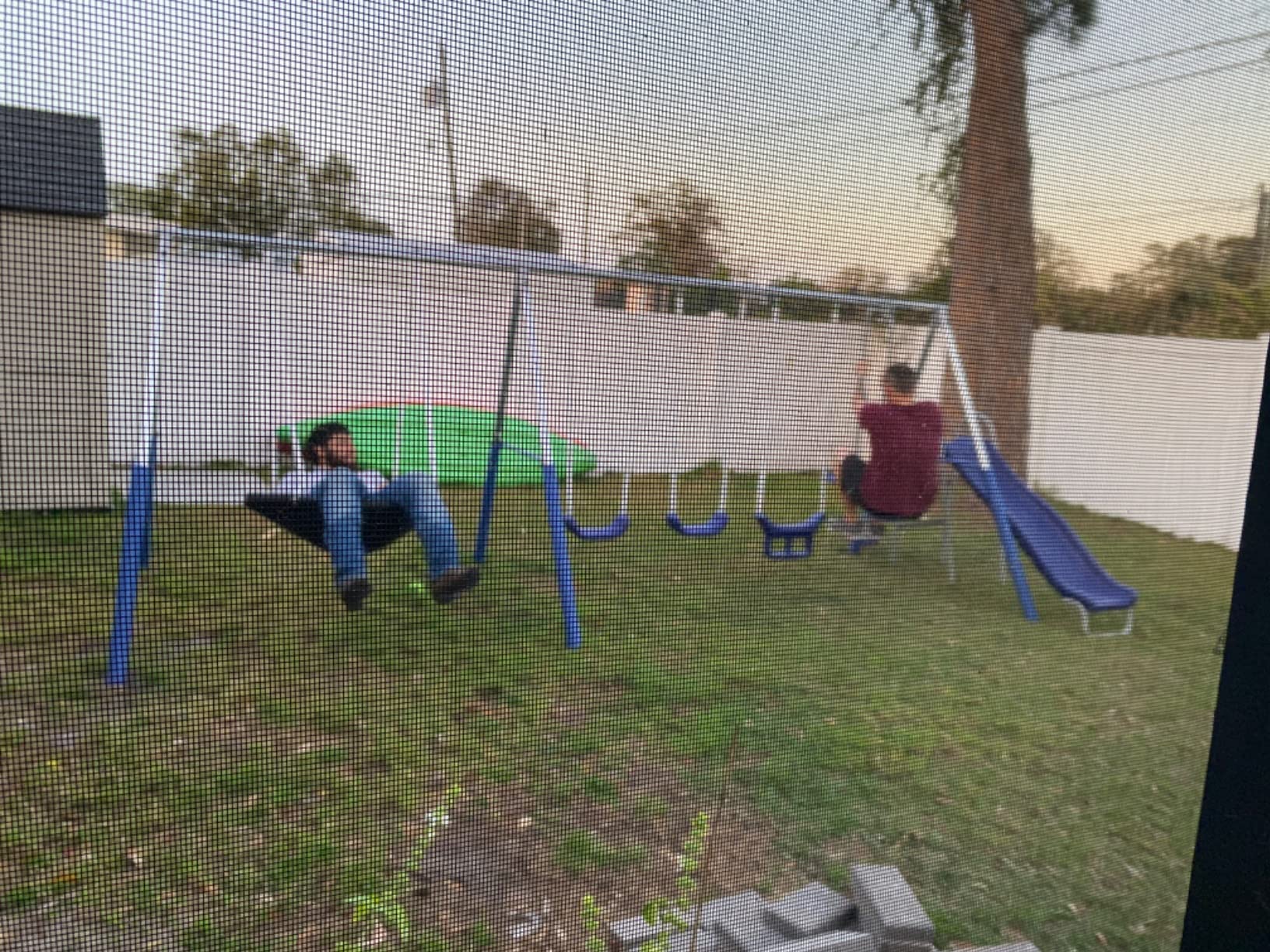 XDP Recreation Fun Forever Swing Set with 6' Wave Slide - 8 User / 6 Station Easy Assembly Galvanized Metal Backyard Play Kids Swing Set. 800 lbs. Capacity, 192