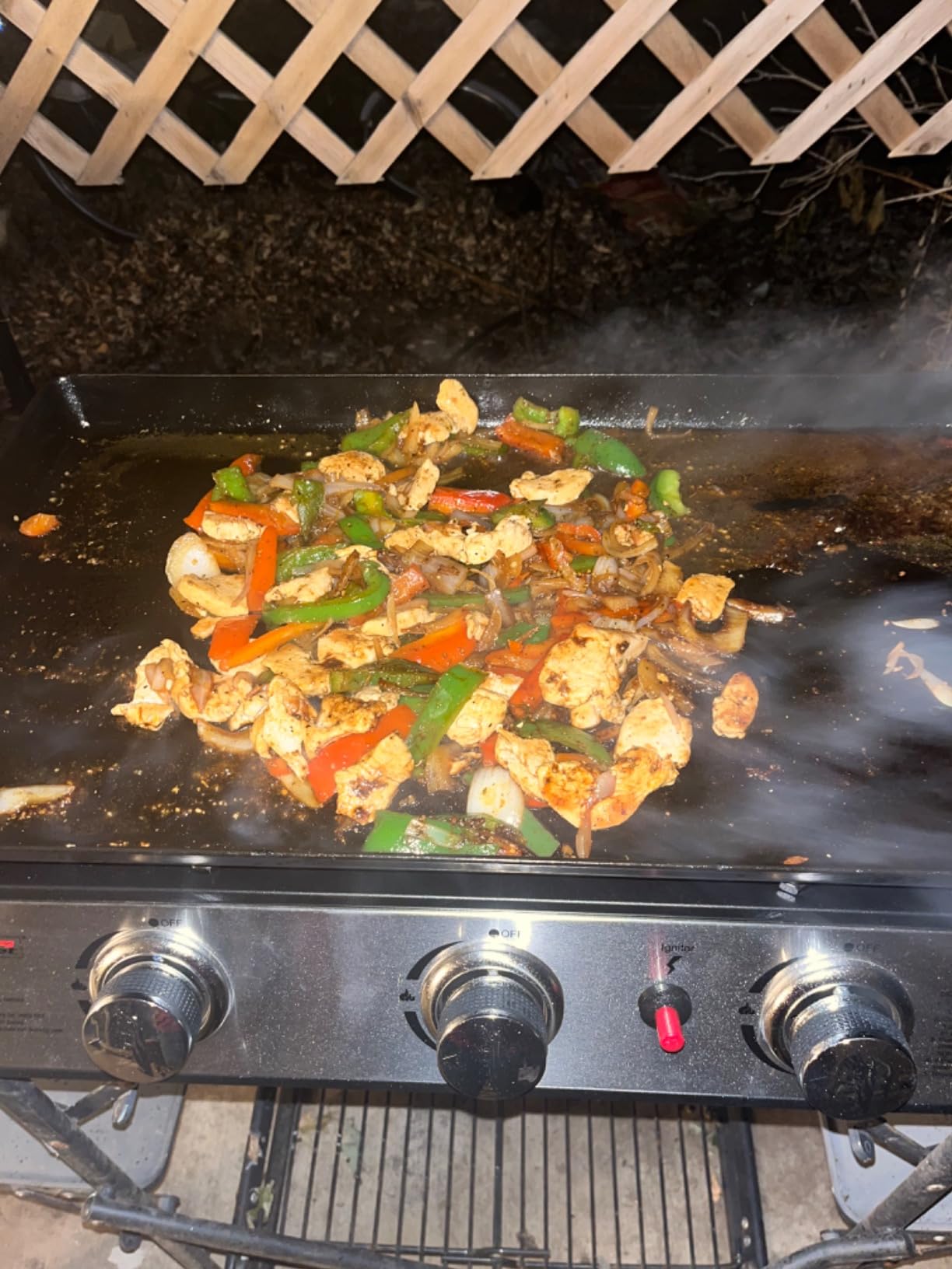 Royal Gourmet PD1301R 3 Burner Tabletop Propane Gas Griddle with Cover, 24 Inch Portable Griddle with 25,500 BTUs Output for Outdoor Cooking While Camping or Tailgating, Red customer photo 2