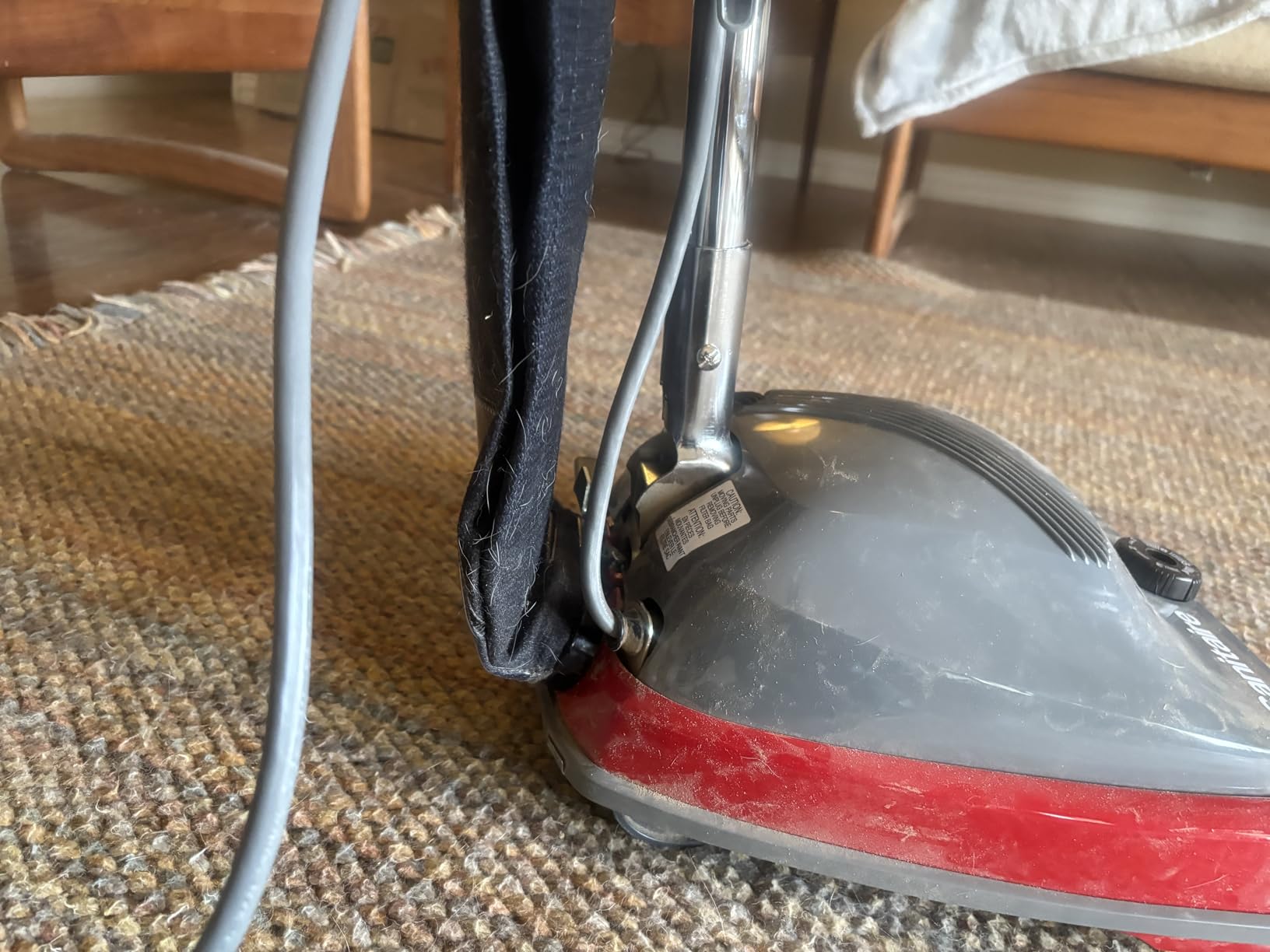 Sanitaire SC679K Tradition Upright Commercial Bagged Vacuum, Red customer photo 2