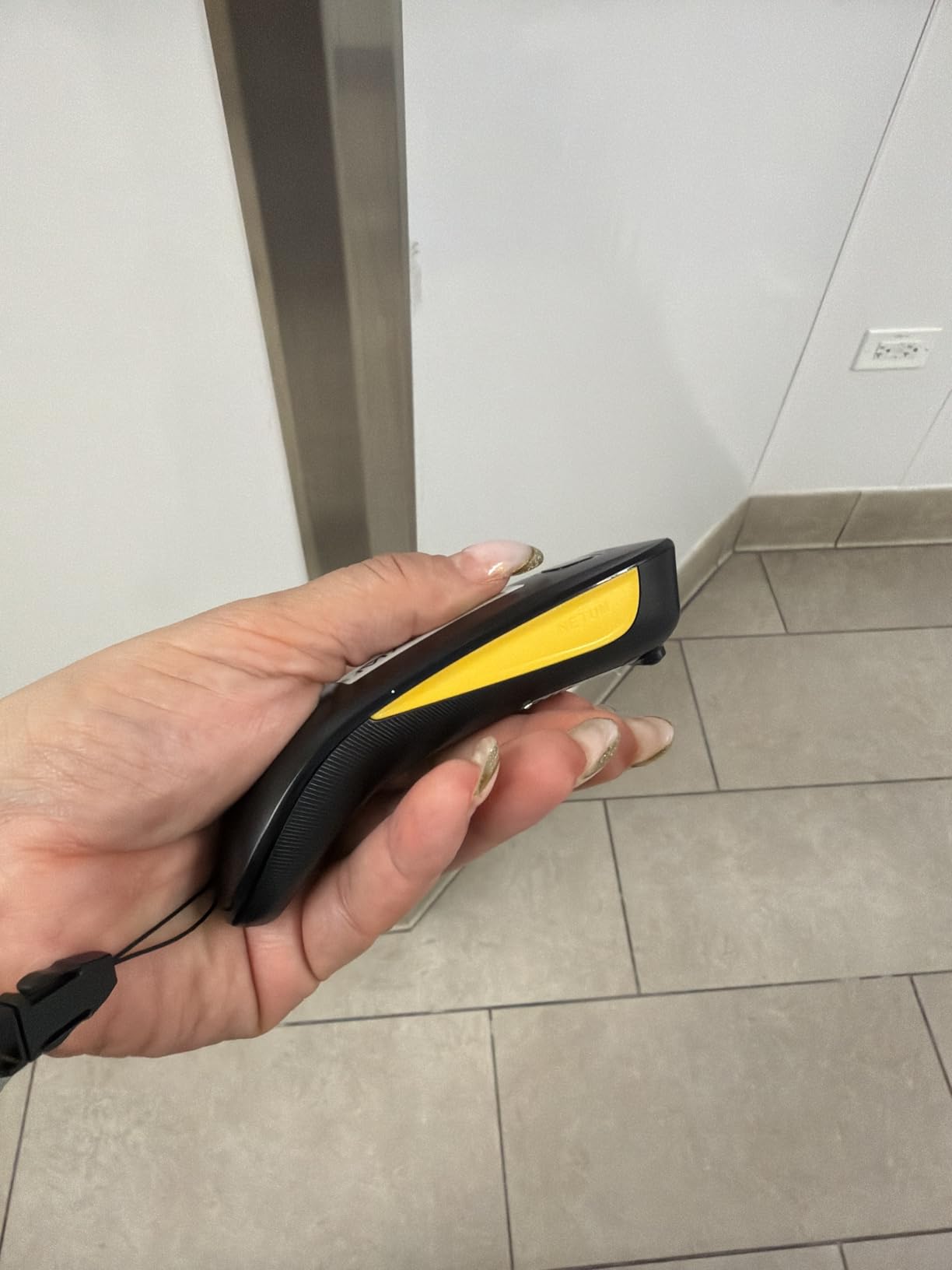 NETUM Mini Barcode Scanner Bluetooth Compatible, Small Portable USB Bar Code Scanner for Inventory, 2.4G Cordless Image Reader for Tablet iPhone iPad Android iOS PC POS (2D-C750) customer photo 1