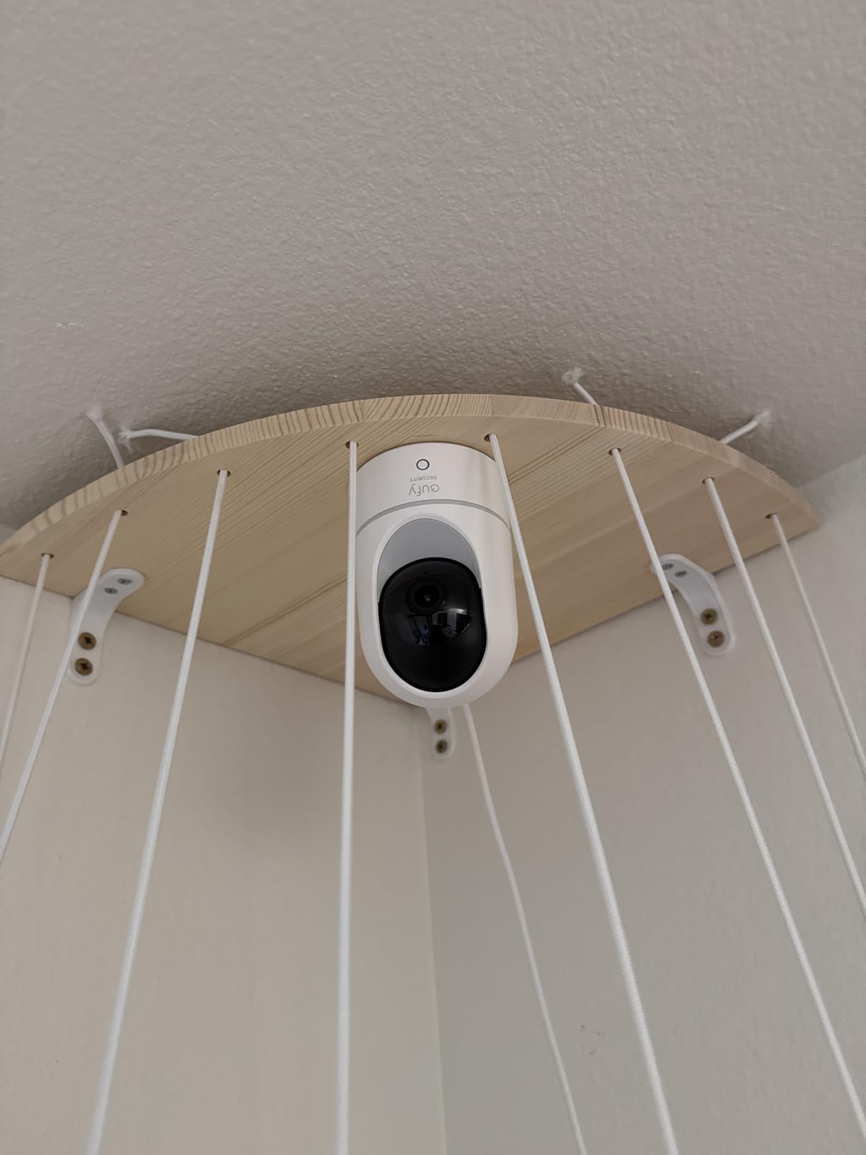 eufy Security Indoor Cam E220, Camera for Home Security, Pan & Tilt, Dog/Pet Camera, 2K Wi-Fi Plug-in, Motion Tracking & Alerts, Night Vision, HomeBase 3 Compatible, Voice Assistant Support customer photo 2