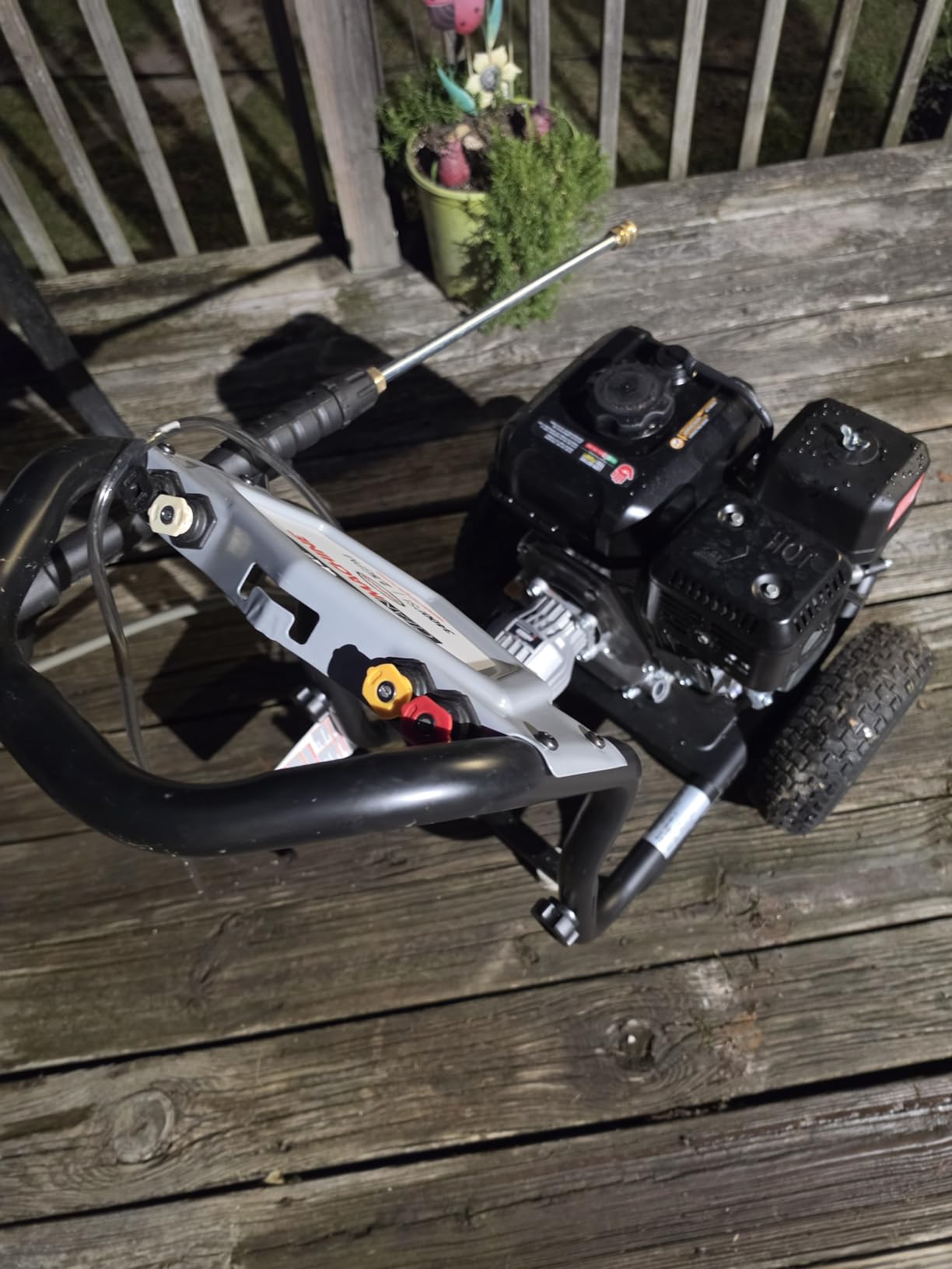 Simpson 3400 PSI Gas Pressure Washer, 2.5 GPM Residential Power Washer, Cold Water, 25' Hose, Clean Machine, 49-State Compliant (CM61083) customer photo 1