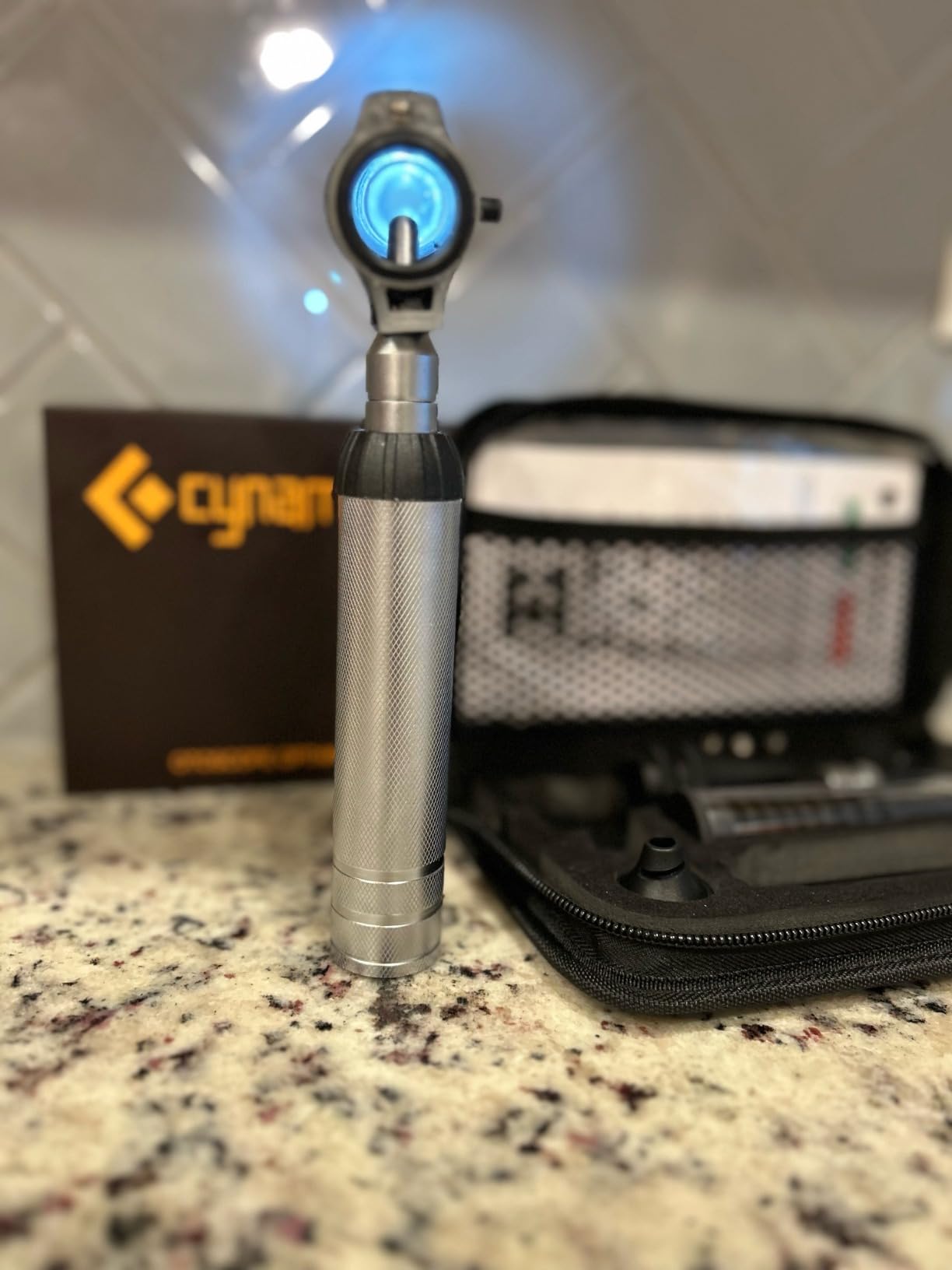 Cynamed 2-in-1 Ear Scope Set - Multi-Function Otoscope for Ear, Nose & Eye Examination- Professional Kit for Home and Medical Students - Sight Chart, Replacement Tips, and Carry Case customer photo 1