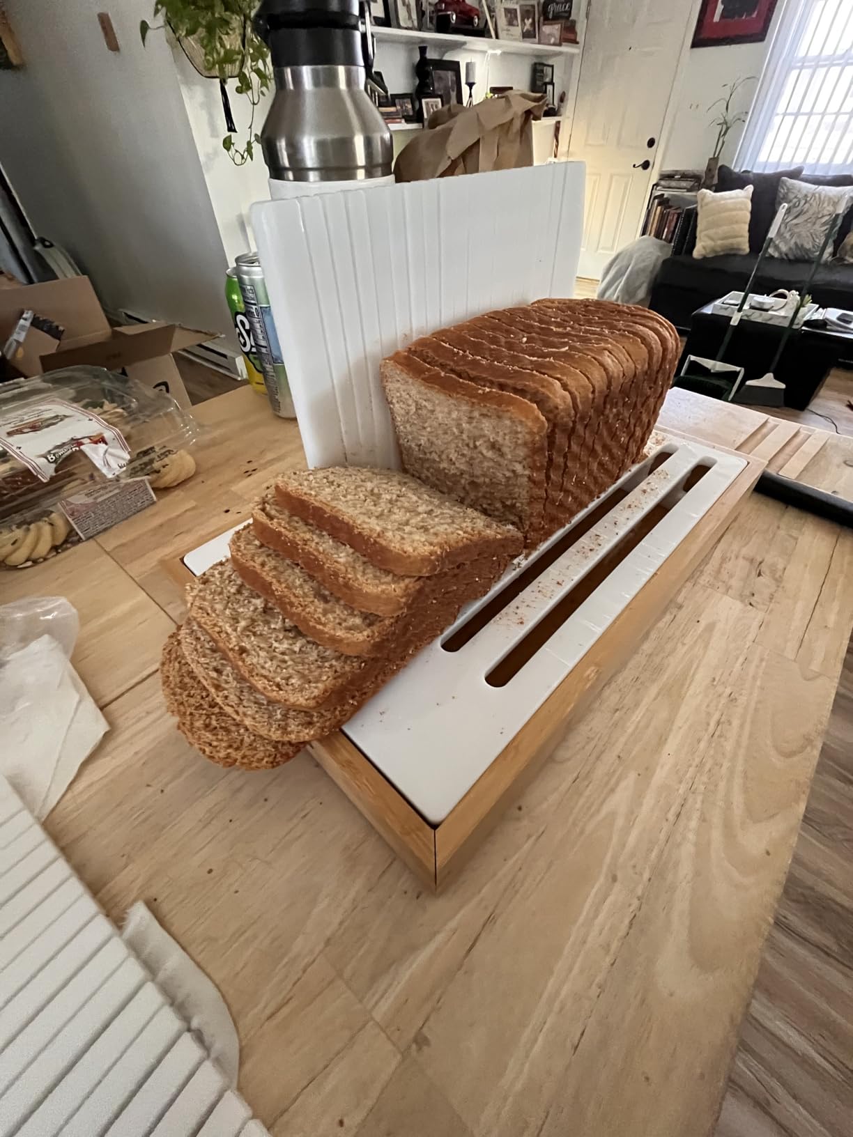 KITCHENARM 29-in-1 SMART Bread Machine with Gluten Free Setting 2LB 1.5LB 1LB Bread Maker Machine with Homemade Cycle - Stainless Steel Breadmaker with Recipes Whole Wheat Bread Making Machine customer photo 2