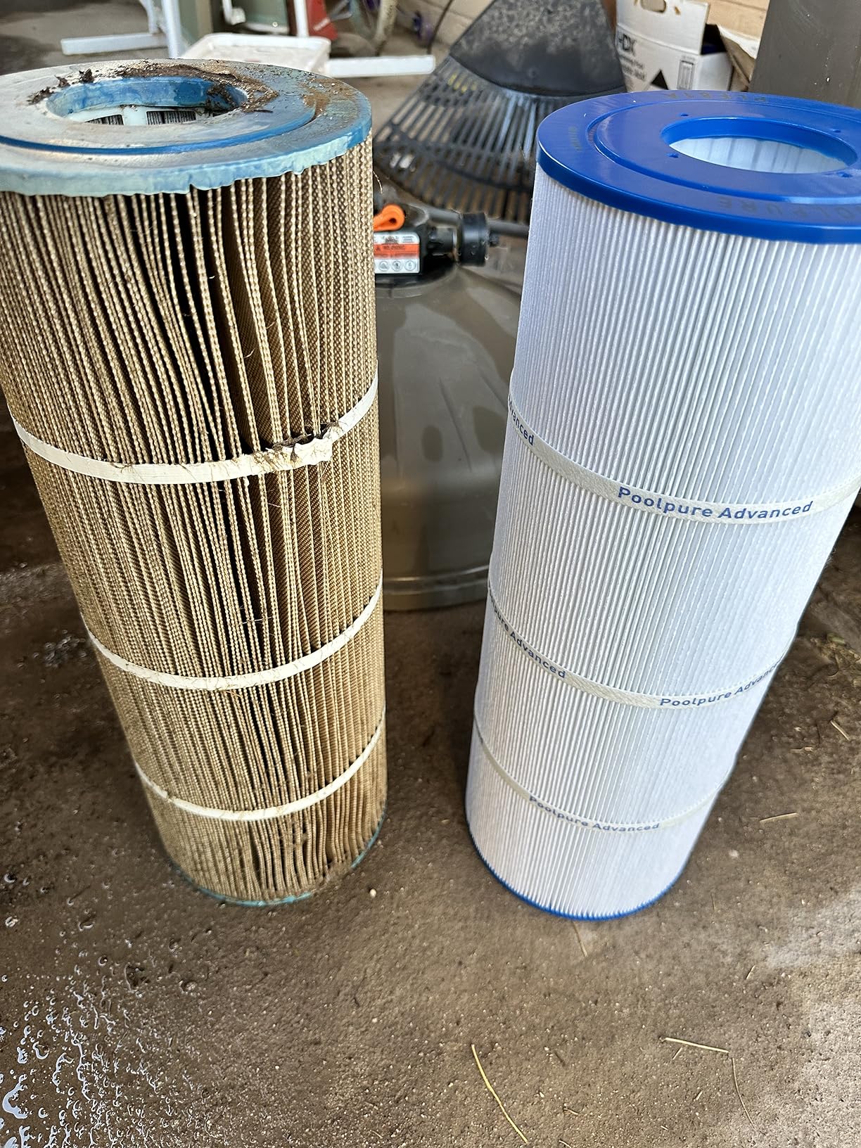POOLPURE CX580XRE Pool Filter Replaces Hayward C580E, PA81-PAK4, Ultral-A3, Unicel C-7483, Hayward SwimClear C3020, C3025, C3030, Filbur FC-1225, FC-6425, 4 X 81 sq. ft. Cartridge, L x OD: 19 5/8