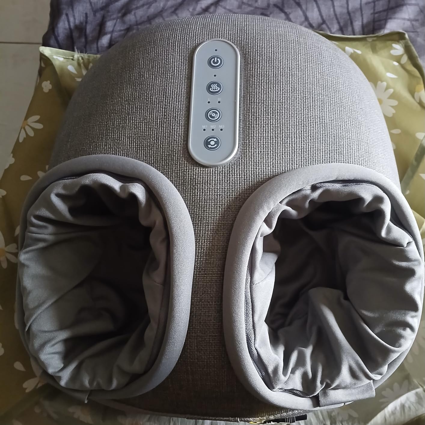 Medcursor Foot Massager with Heat - Shiatsu Feet Massage Machine Delivers Relief for Tired Muscles & Plantar, Deep Kneading Therapy, Multi-Level Settings for Home, Office Use, Size up to 13
