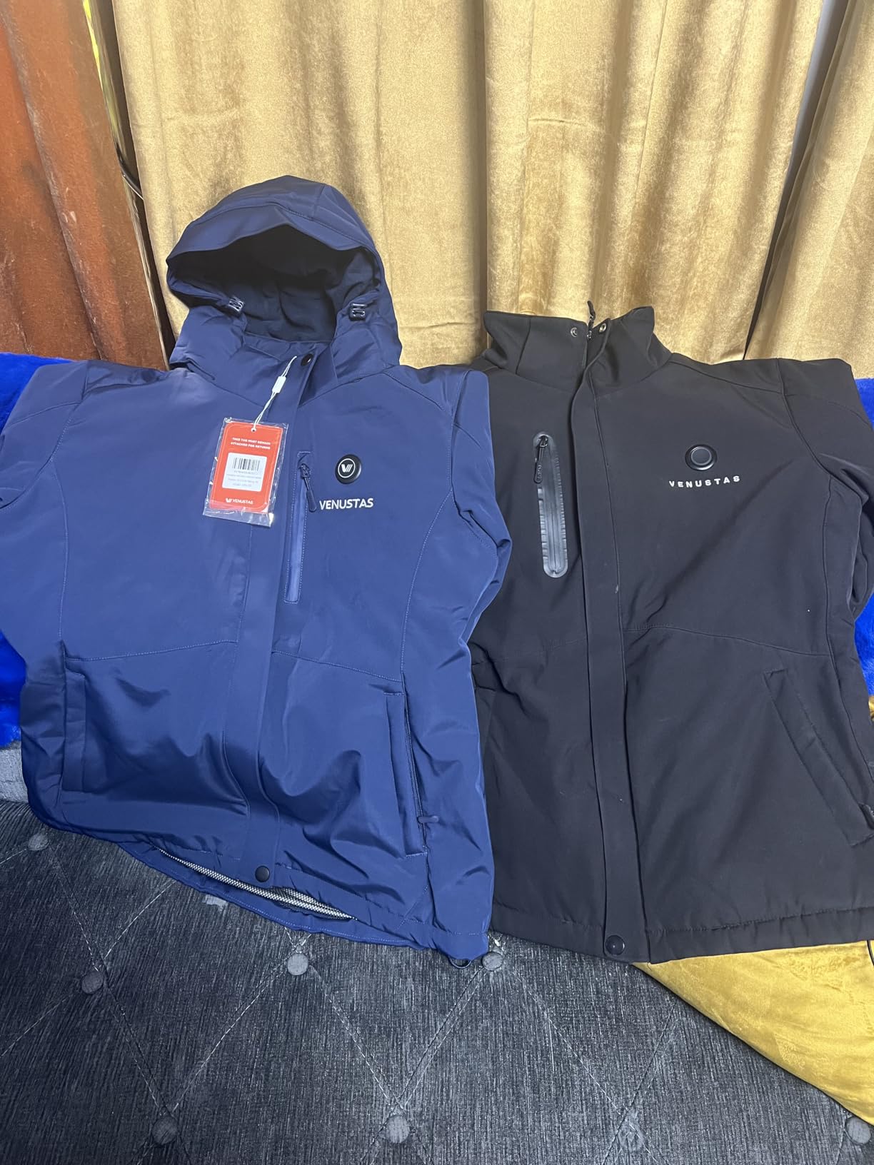 Women's Heated Jacket with Battery Pack, Waterproof & Windproof Electric Insulated Heated Coat With Detachable Hood customer photo 2