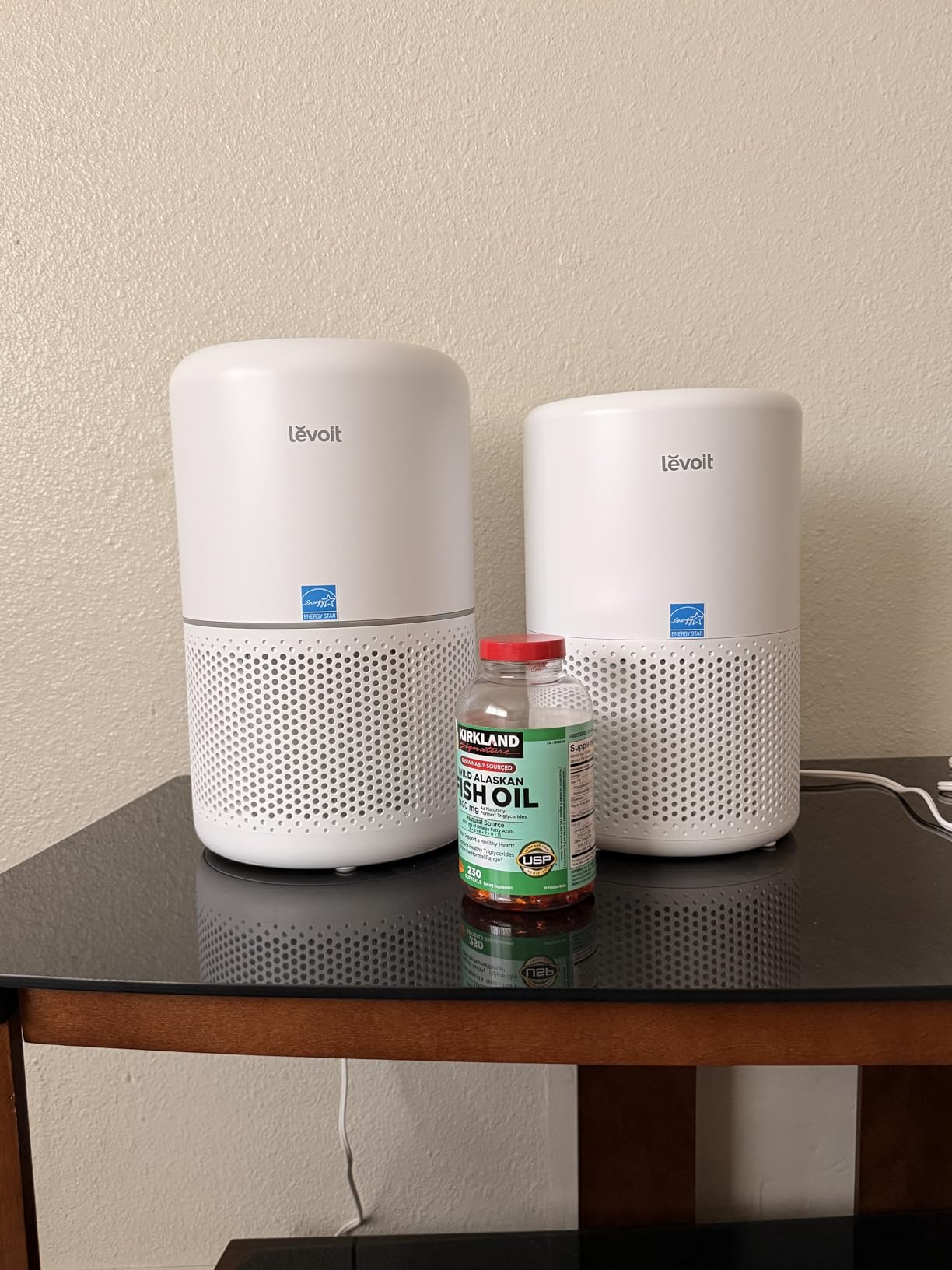 LEVOIT Air Purifier for Home Bedroom Dorm Room, Smart & Voice Control, 3-in-1 Filter With HEPA Sleep Mode, Core 200S-P, White customer photo 2