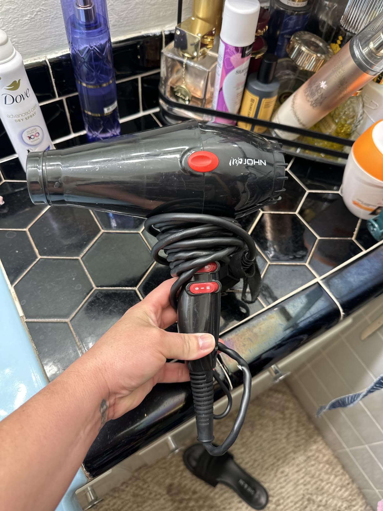 JOHN Hair Blow Dryer, Professional Salon Ionic 2200W customer photo 2