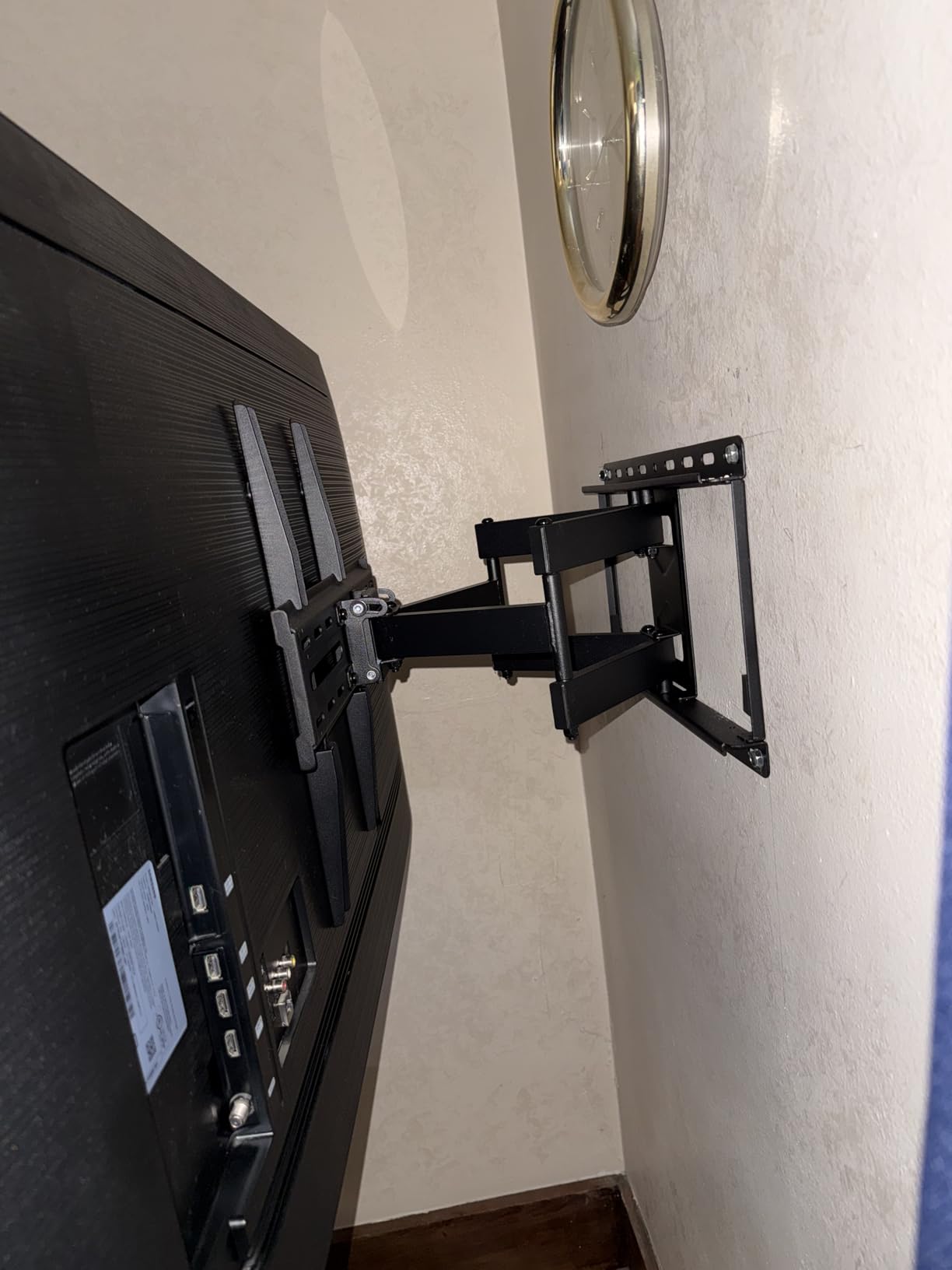 Mounting Dream UL Listed TV Wall Mount for Most 42-84 Inch TV, Full Motion, with Swivel and Tilt, TV Bracket with Articulating Dual Arms, Fits 16inch Studs, Max VESA 600X400 mm, 100 lbs, MD2617 customer photo 2